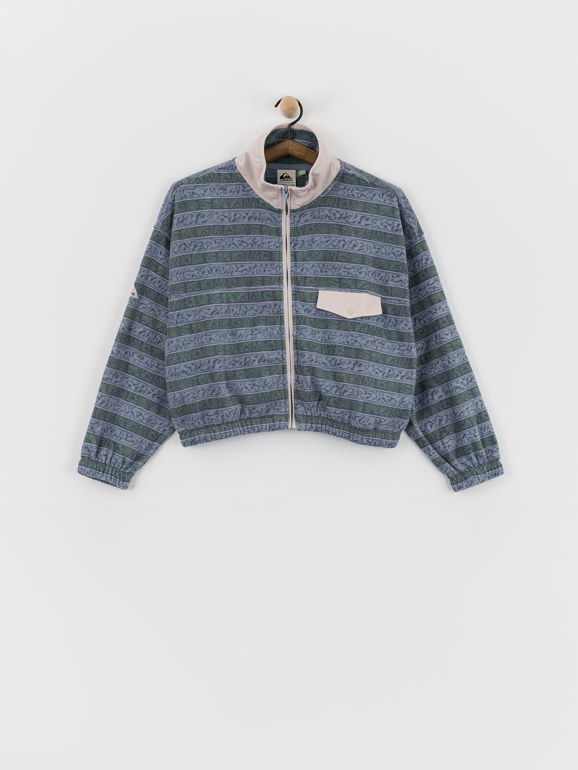 Columbia Helvetia II Cropped Half Snap Wmn Fleece - blue (everblue