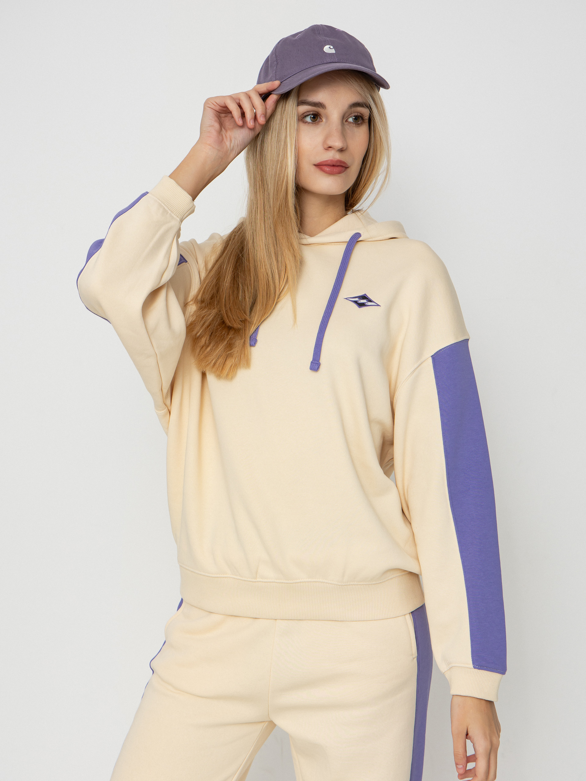 Billabong 73 HD Wmn Hoodie - violet, beige (whitecap)