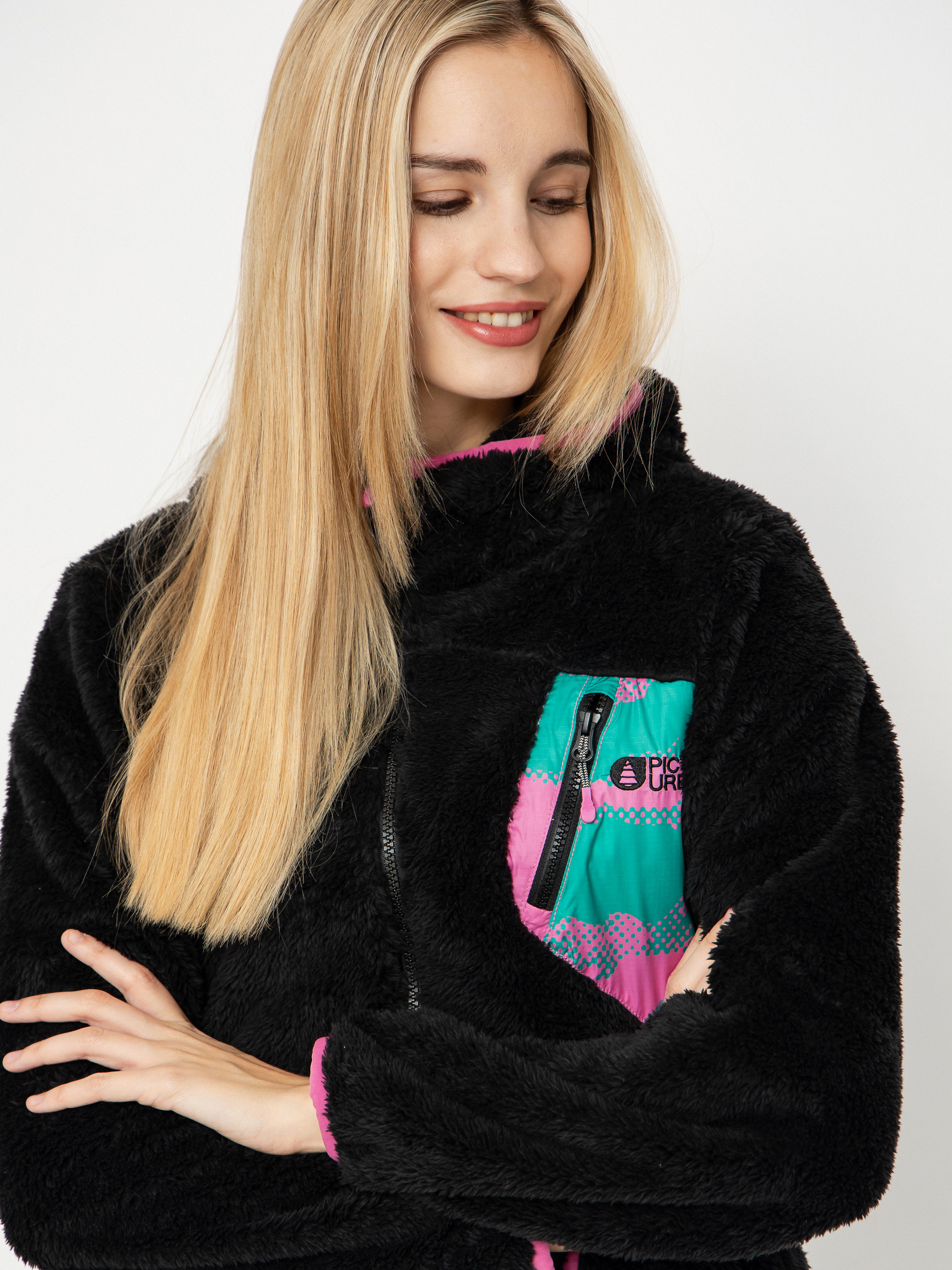 Damen Picture Izimo Fleece jacke (black)