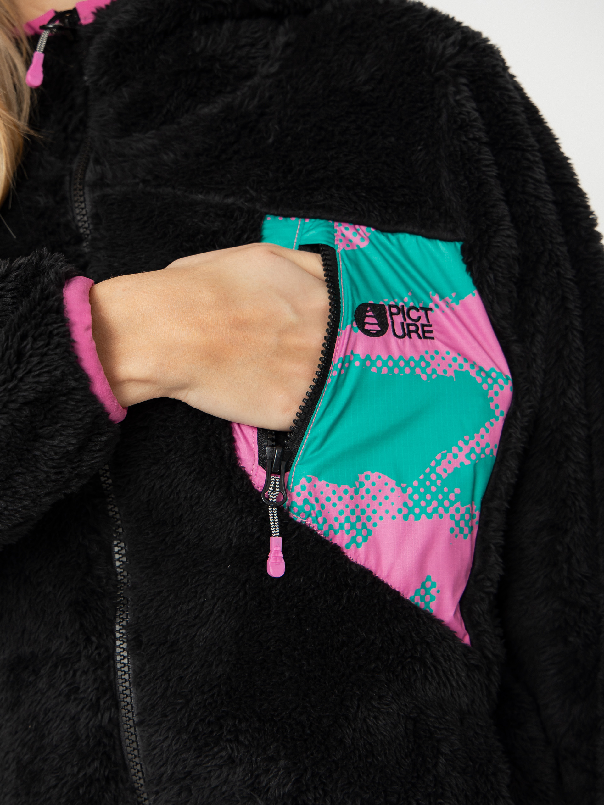 Damen Picture Izimo Fleece Jacke (black)
