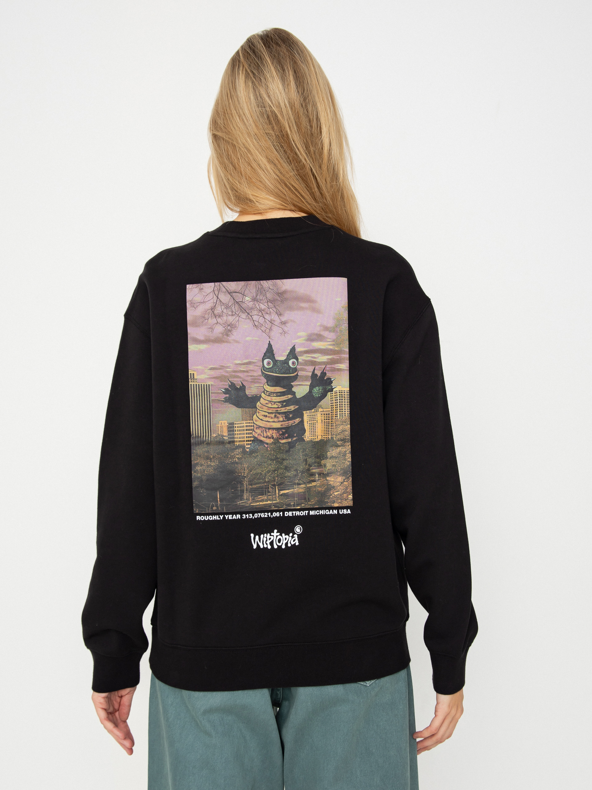 Carhartt WIP Wiptopia Script Wmn Sweatshirt (black/dark grey)