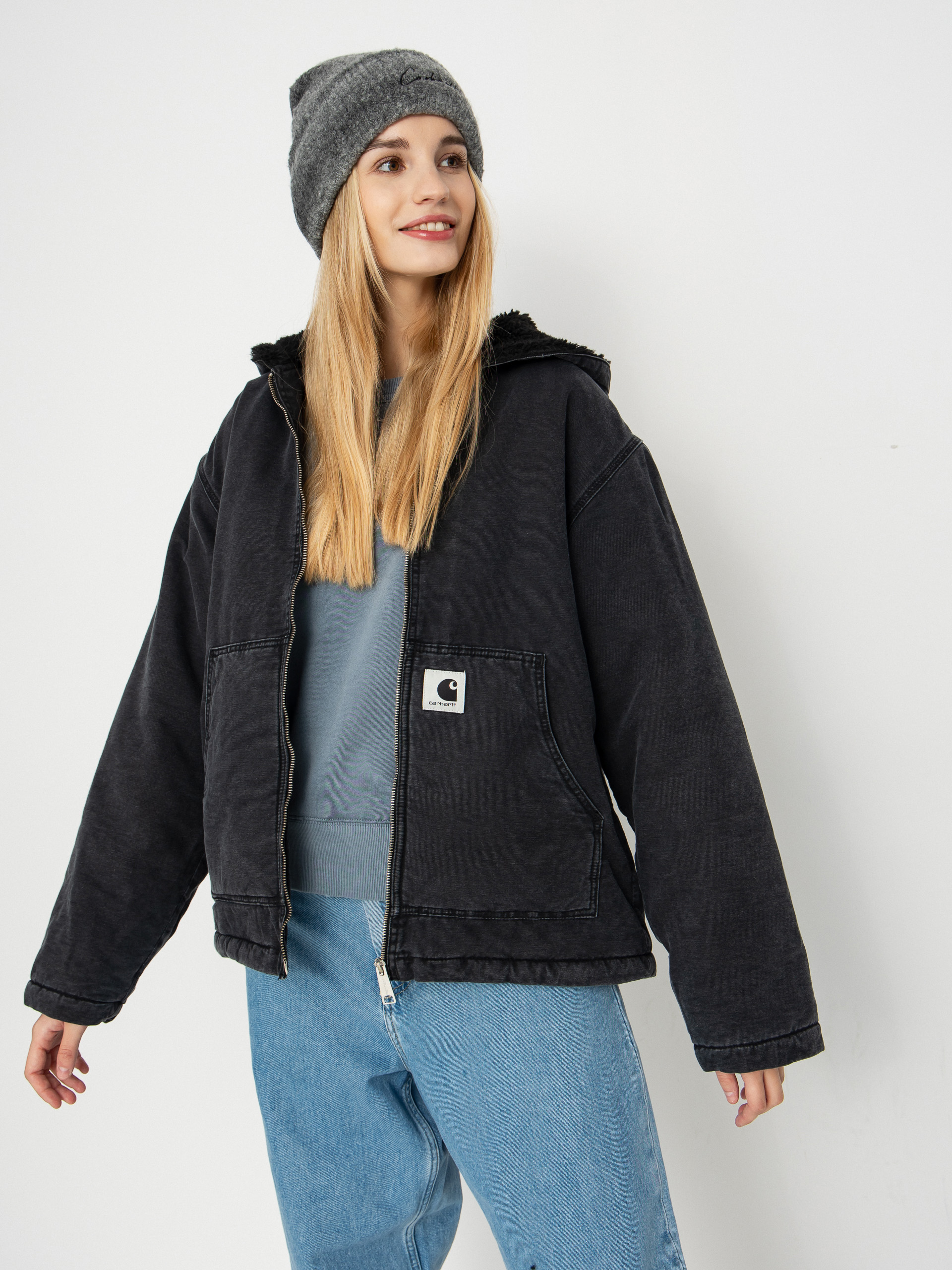 Carhartt WIP Jacke Hooded Mitch Wmn (black)