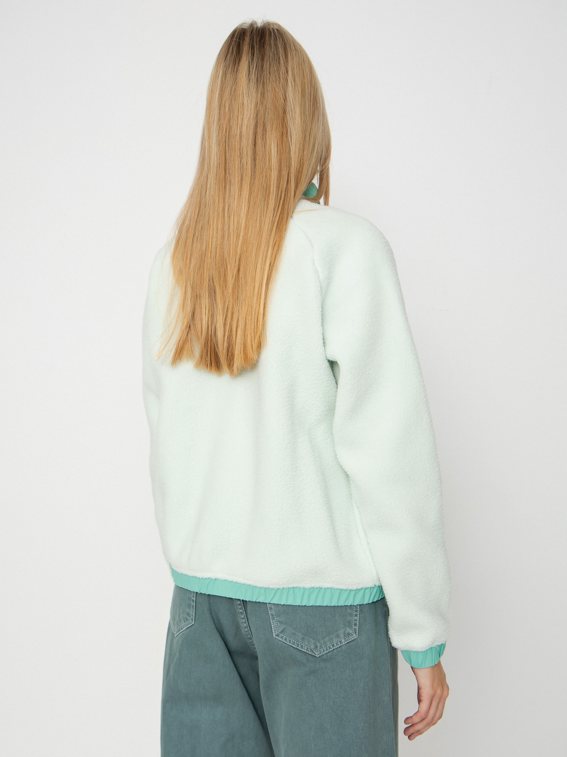 Womens Helly Hansen Fleece  Imperial Pile Snap (seafoam)