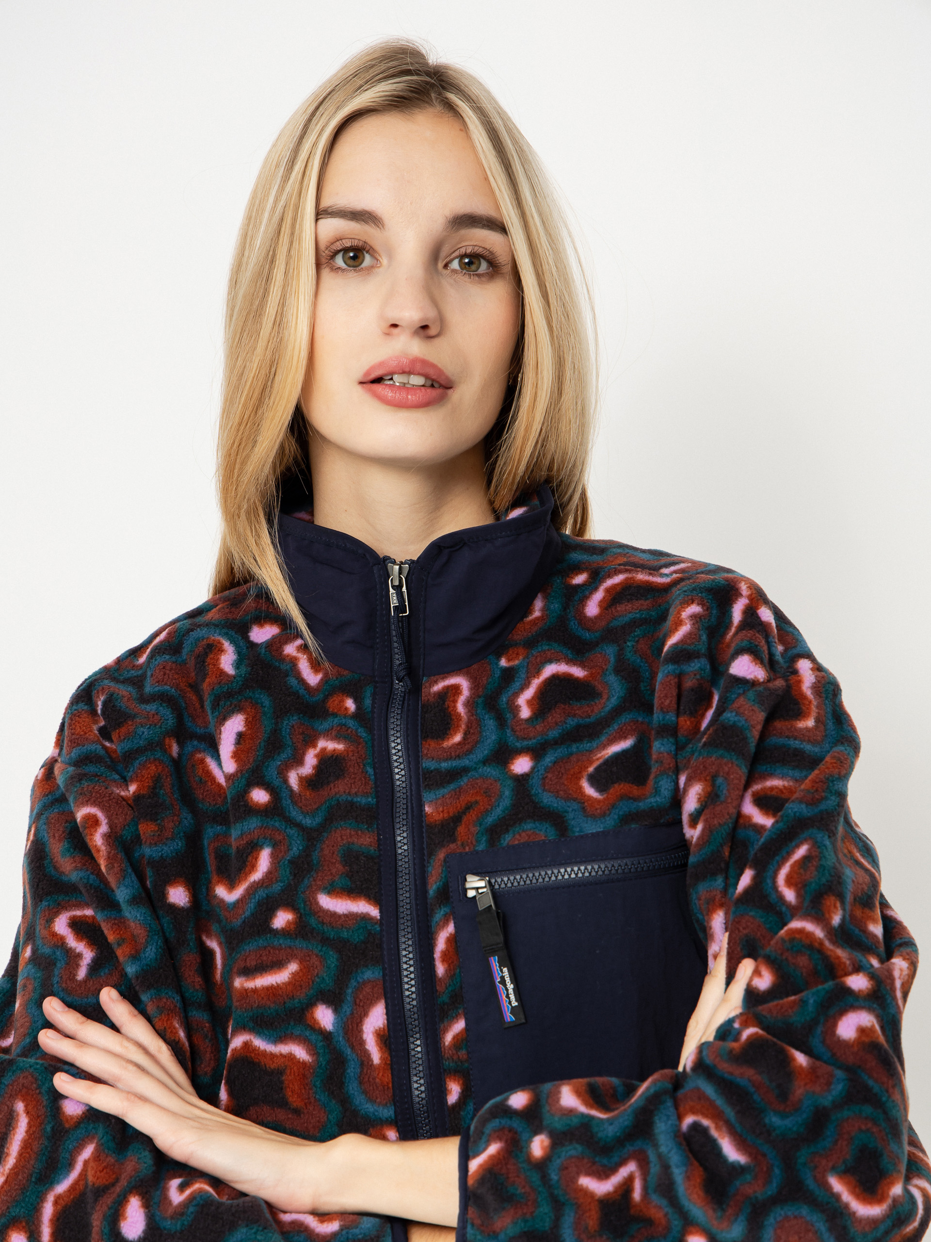 Womens Patagonia Synch Fleece  (soft spirea dried vanilla)