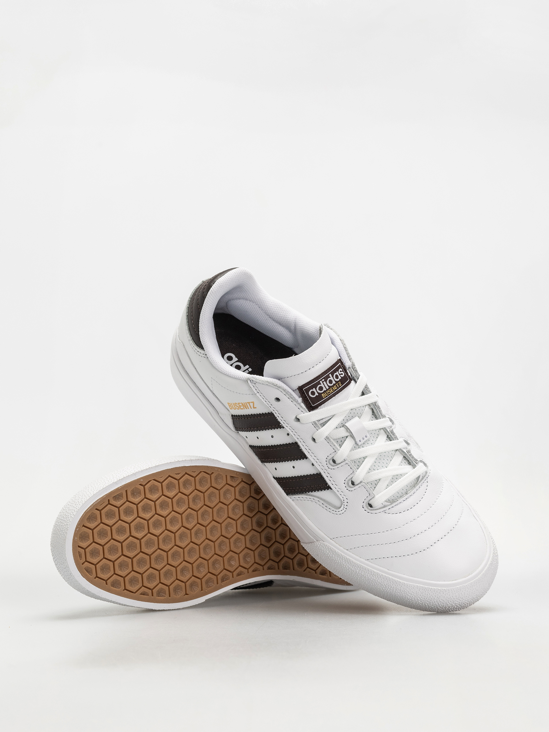adidas Busenitz Vulc II Shoes (ftwwht/goldmt)