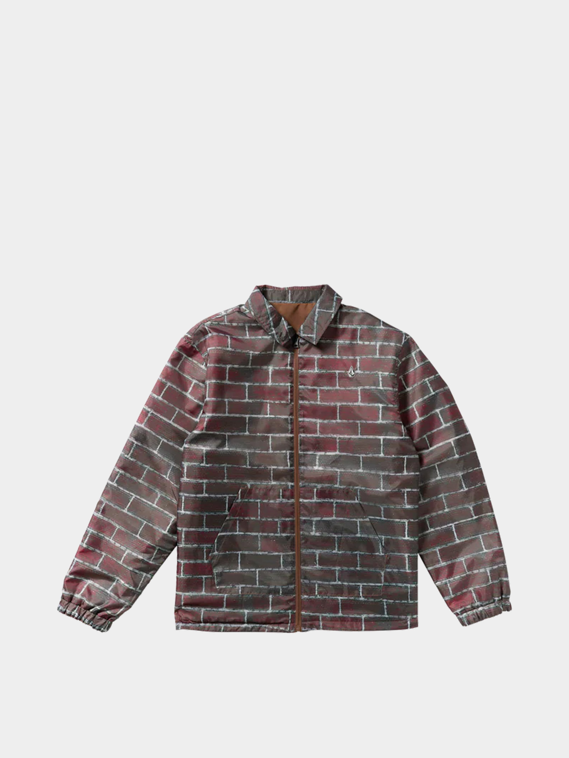 Mens Volcom Snowboard jacket Fakie Reversible (brown)