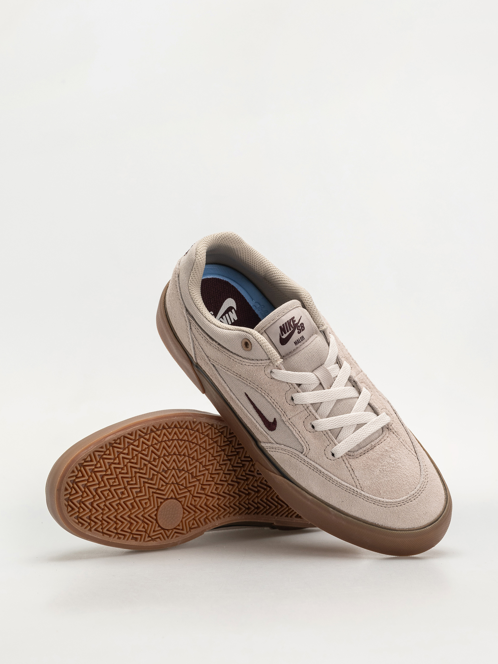 Nike SB Malor Shoes (cream ii/burgundy crush phantom)