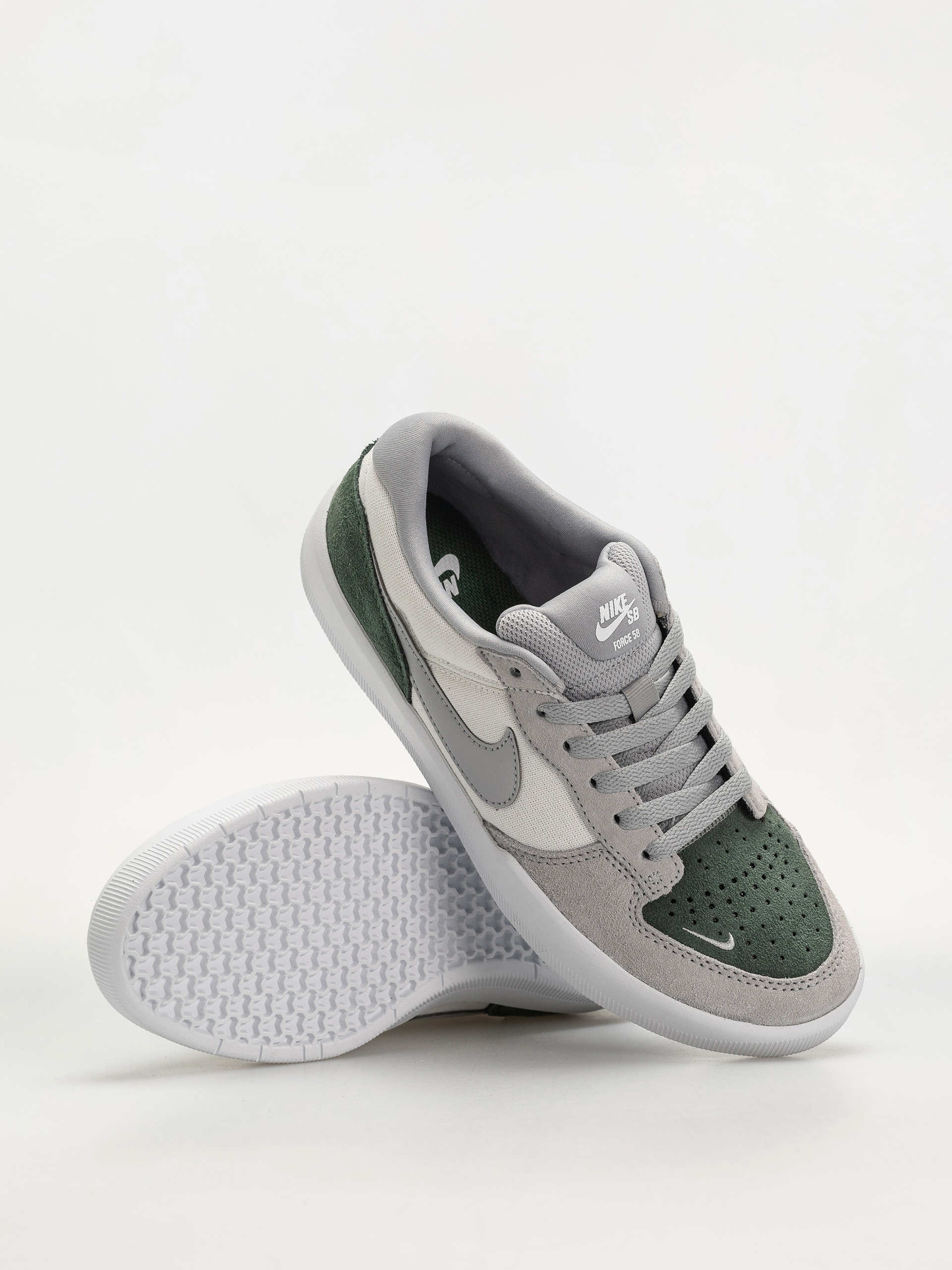 Nike SB Force 58 Schuhe (white/flt silver fir white)
