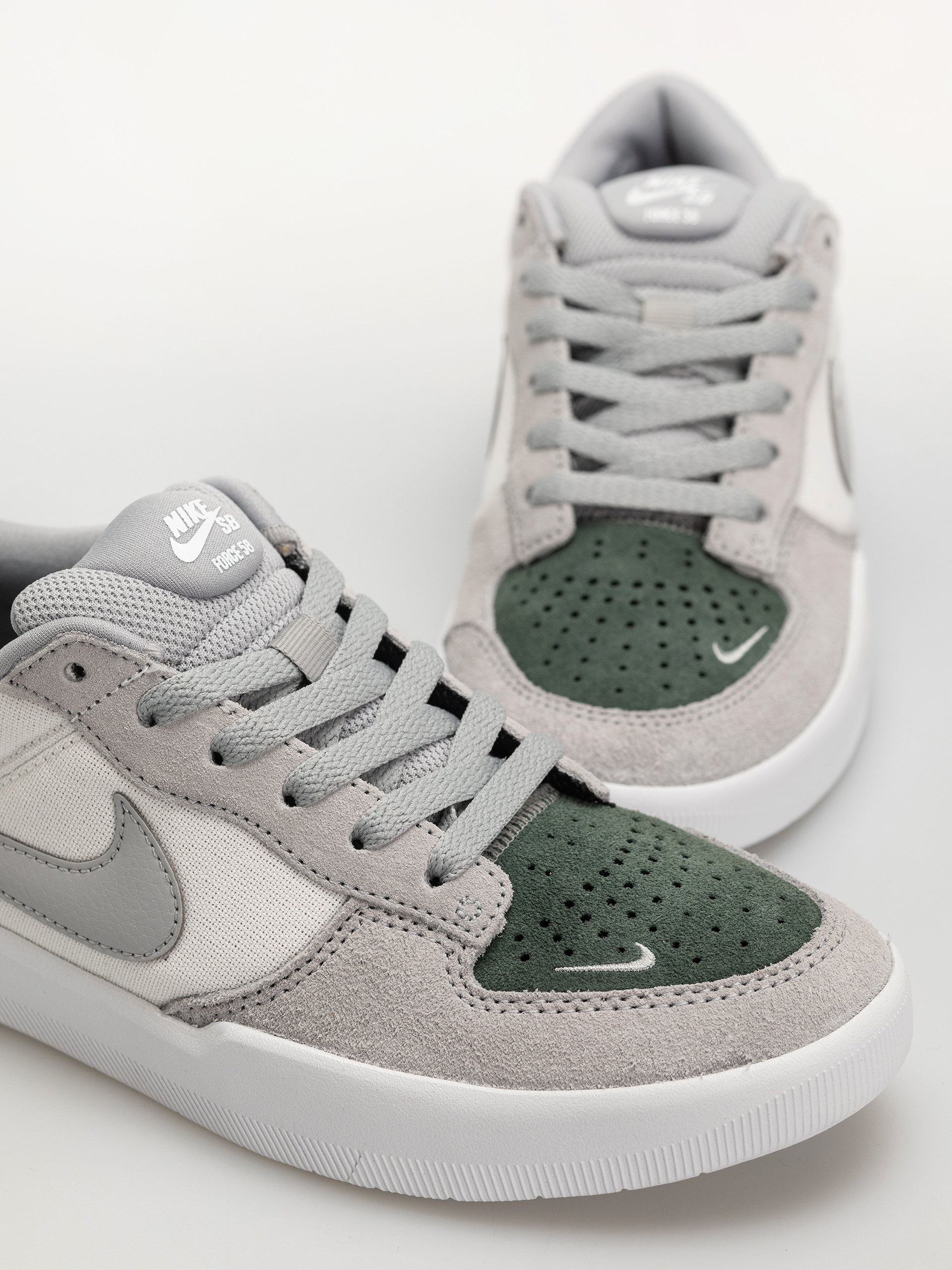 Nike SB Force 58 Schuhe (white/flt silver fir white)