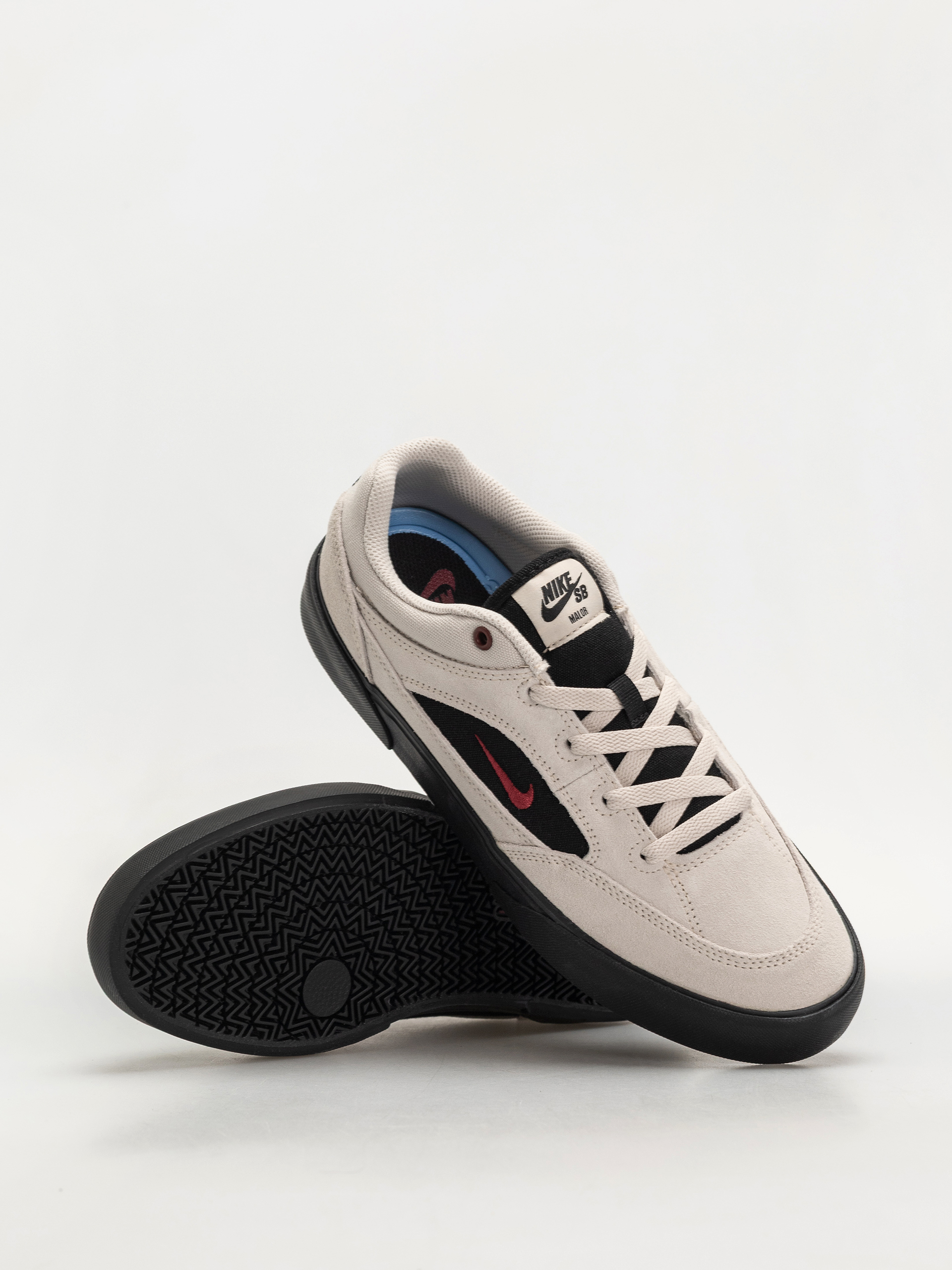 Nike SB Malor Schuhe (lt orewood brn/team red black)