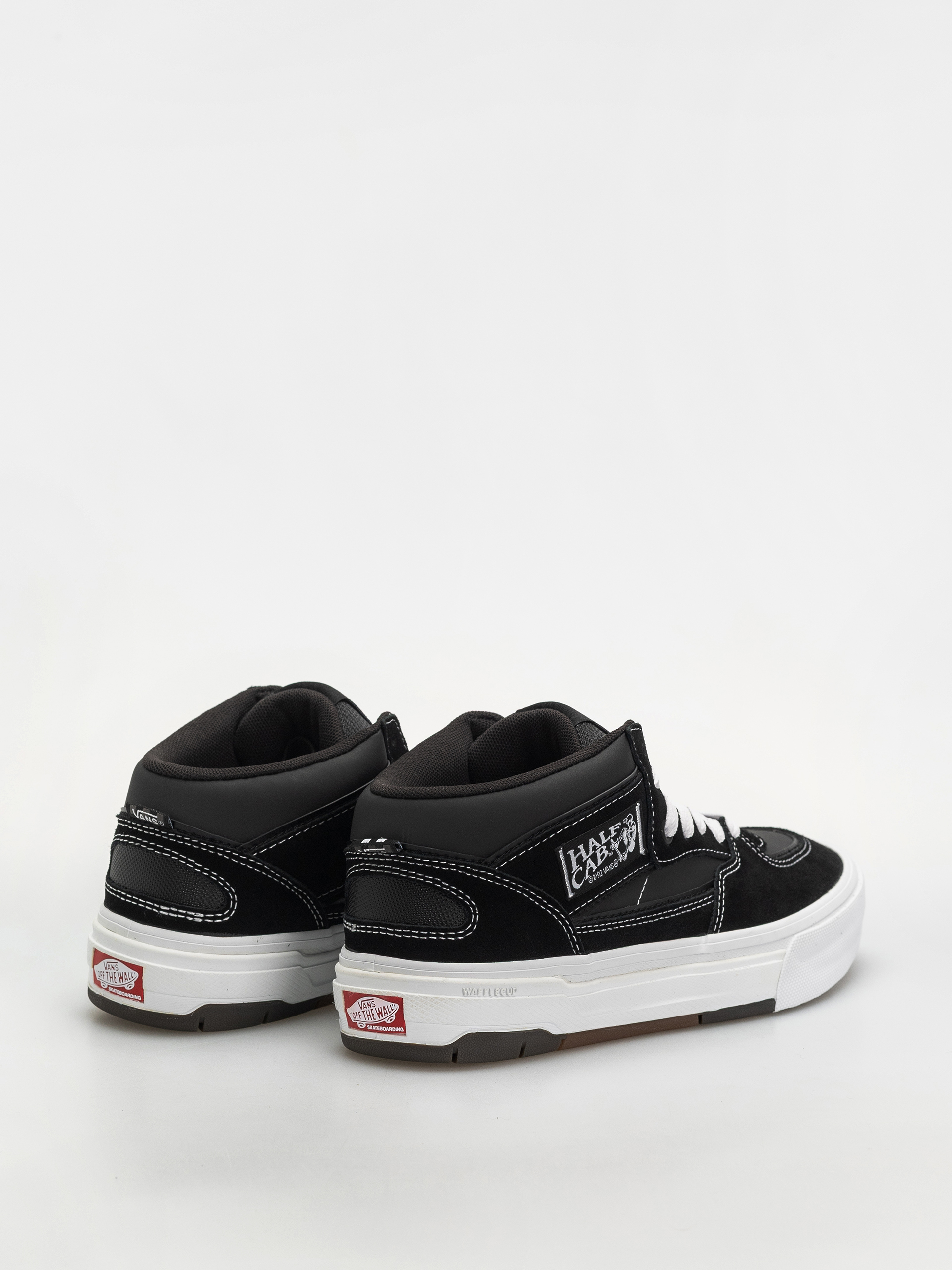 Vans Skate Half Cab Wafflecup Shoes (black/white)
