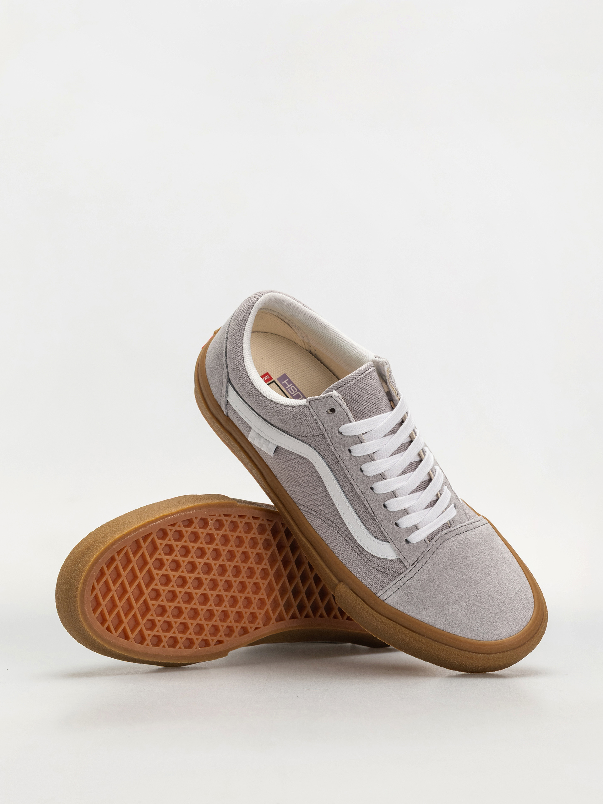 Vans Skate Old Skool Schuhe (light gray/gum)