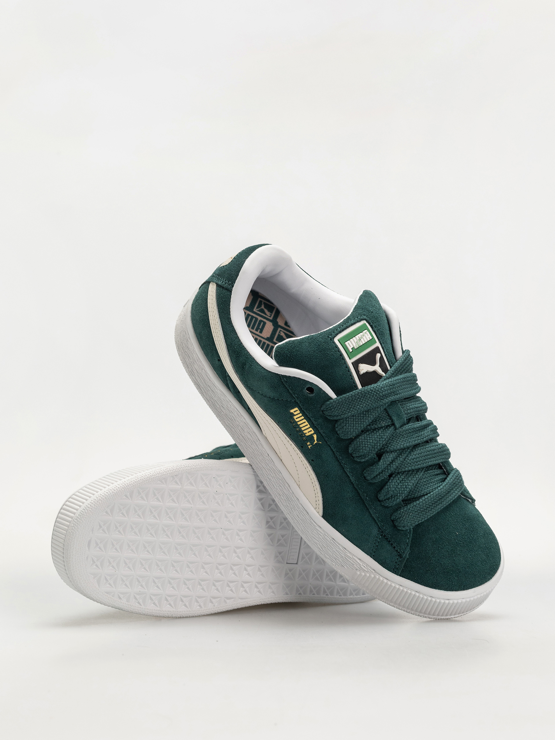 Puma Suede XL Shoes (dark myrtle/warm white)