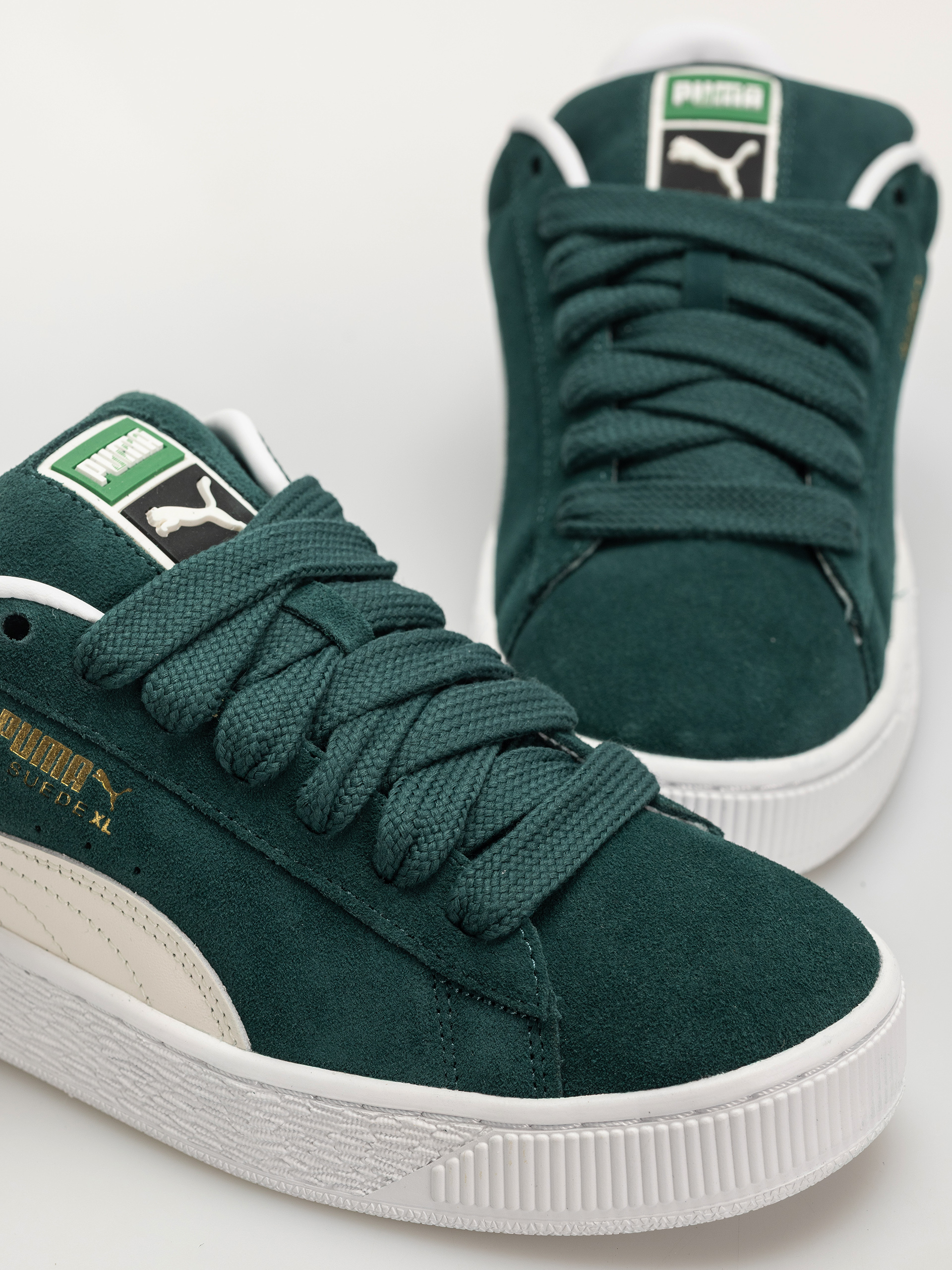 Puma Suede XL Shoes (dark myrtle/warm white)