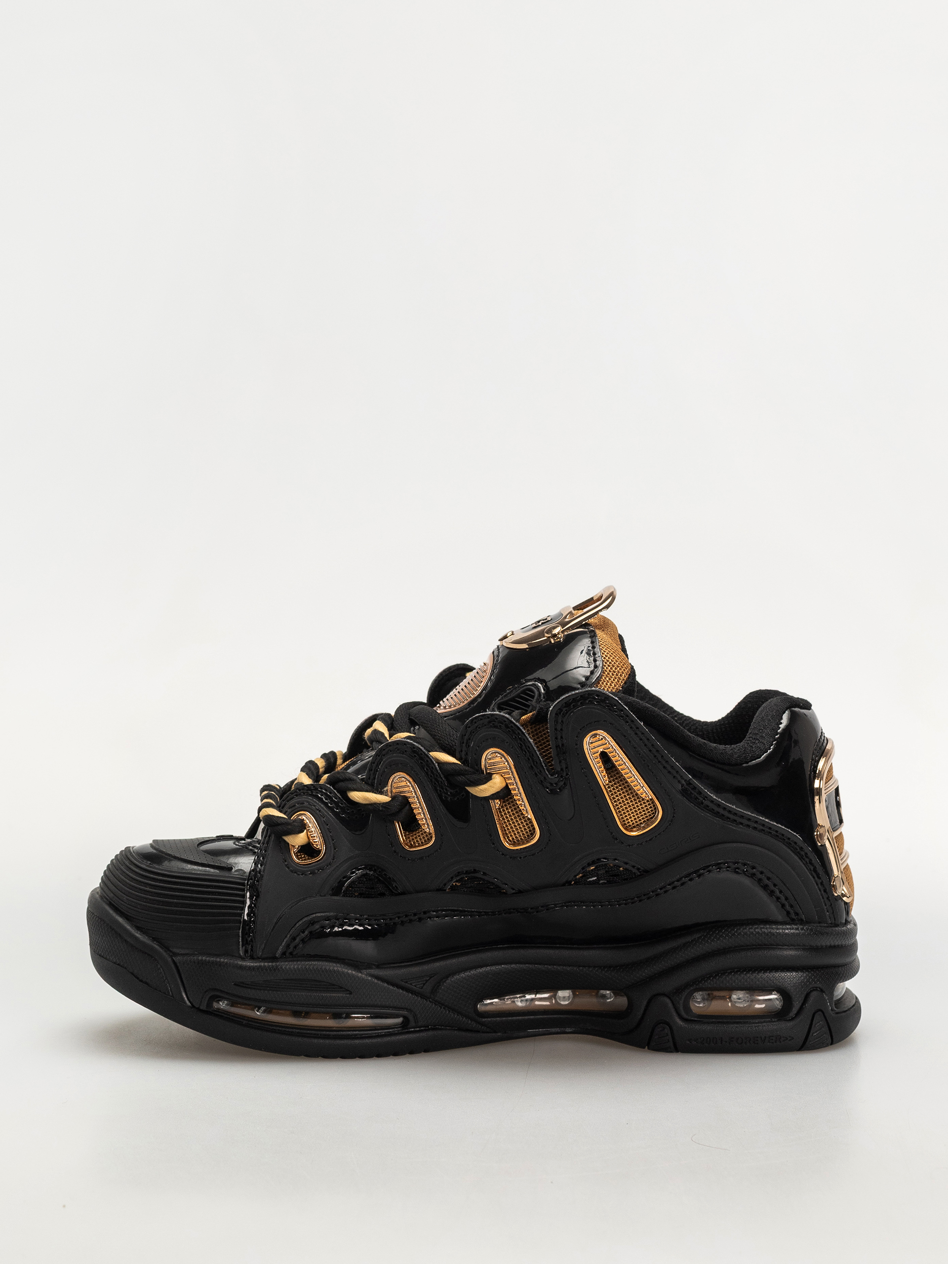 Osiris D3 2001 25 Years Shoes - black, golden (25 years/black/gold)
