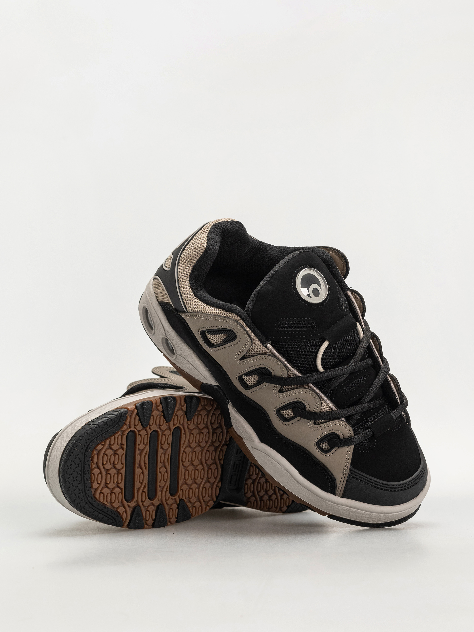Osiris D3 OG Shoes (taupe/black/gum)
