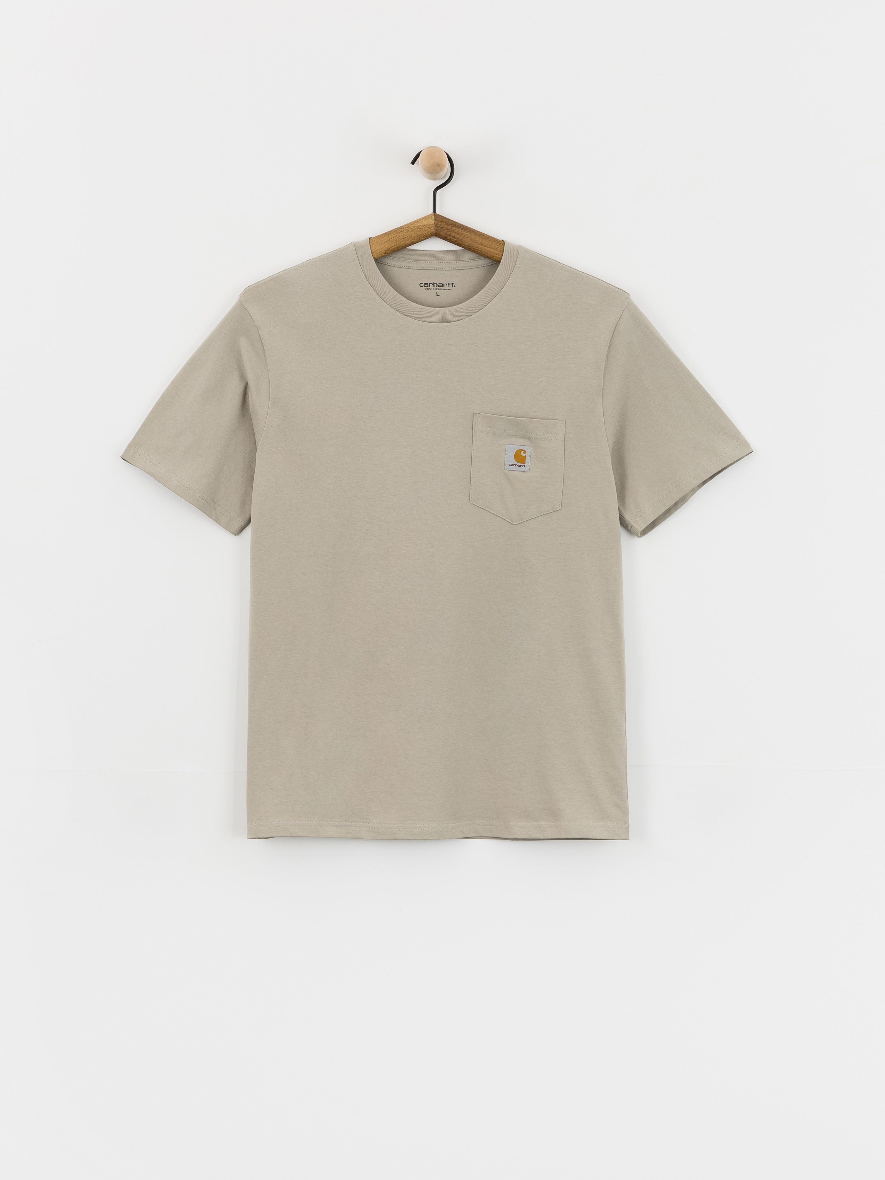 Carhartt WIP T-Shirt Pocket - beige (puddle)