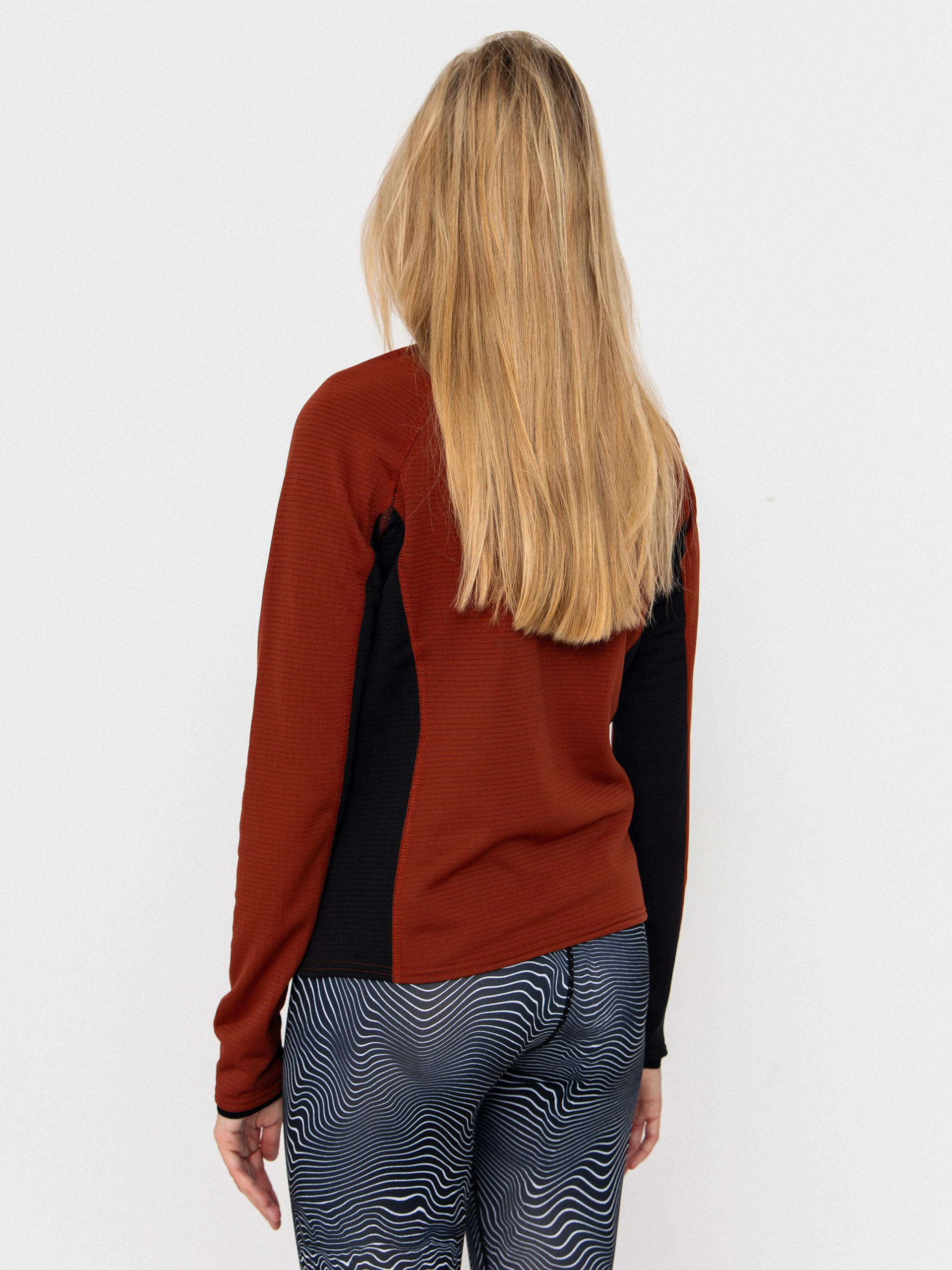 Womens Volcom Gridlock Crew Neck Active sweatshirt (henna)