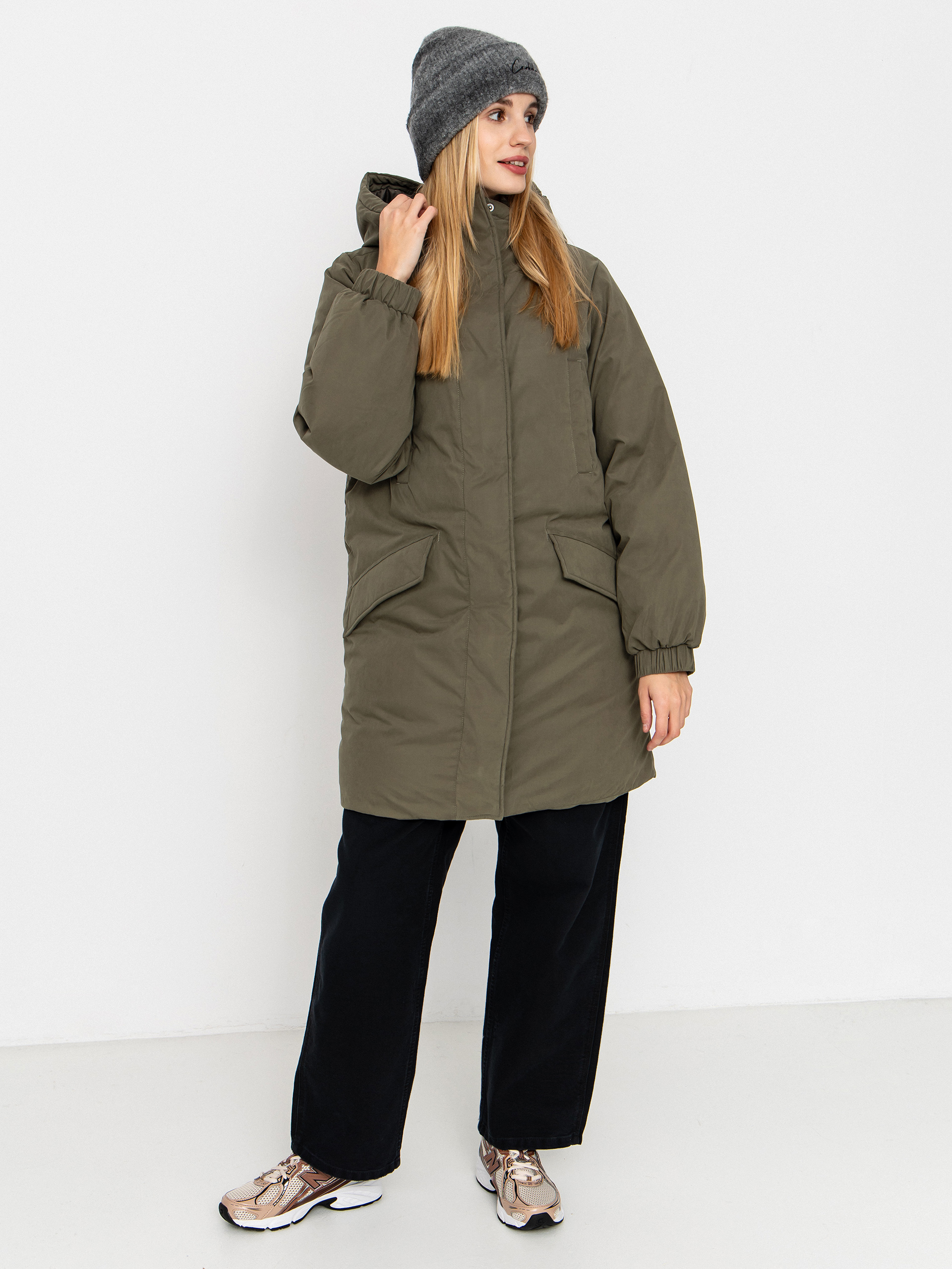 Volcom Sleepi Puff Up Parka Jacke Wmn (wintermoss)