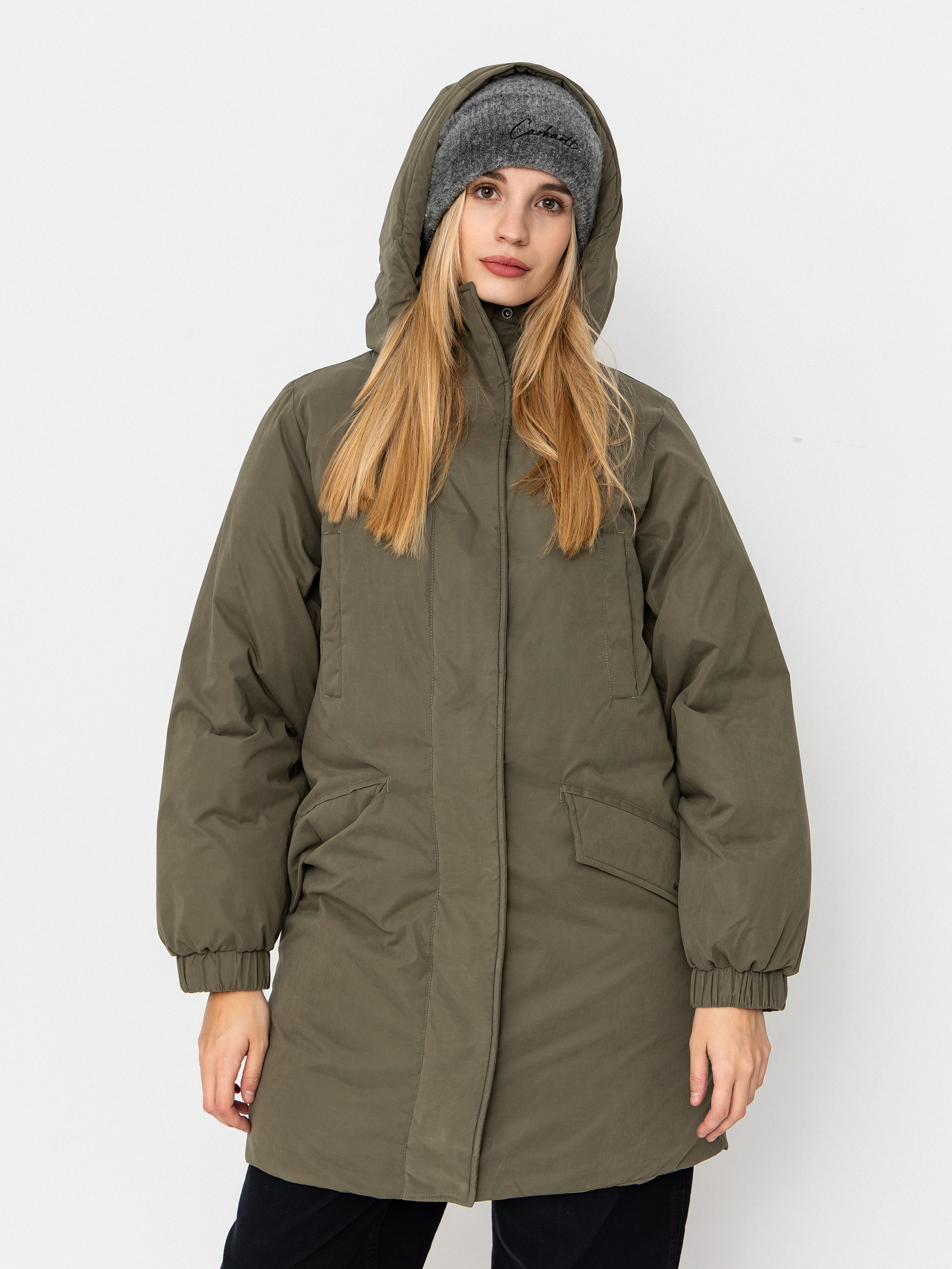 Volcom Sleepi Puff Up Parka Jacke Wmn (wintermoss)