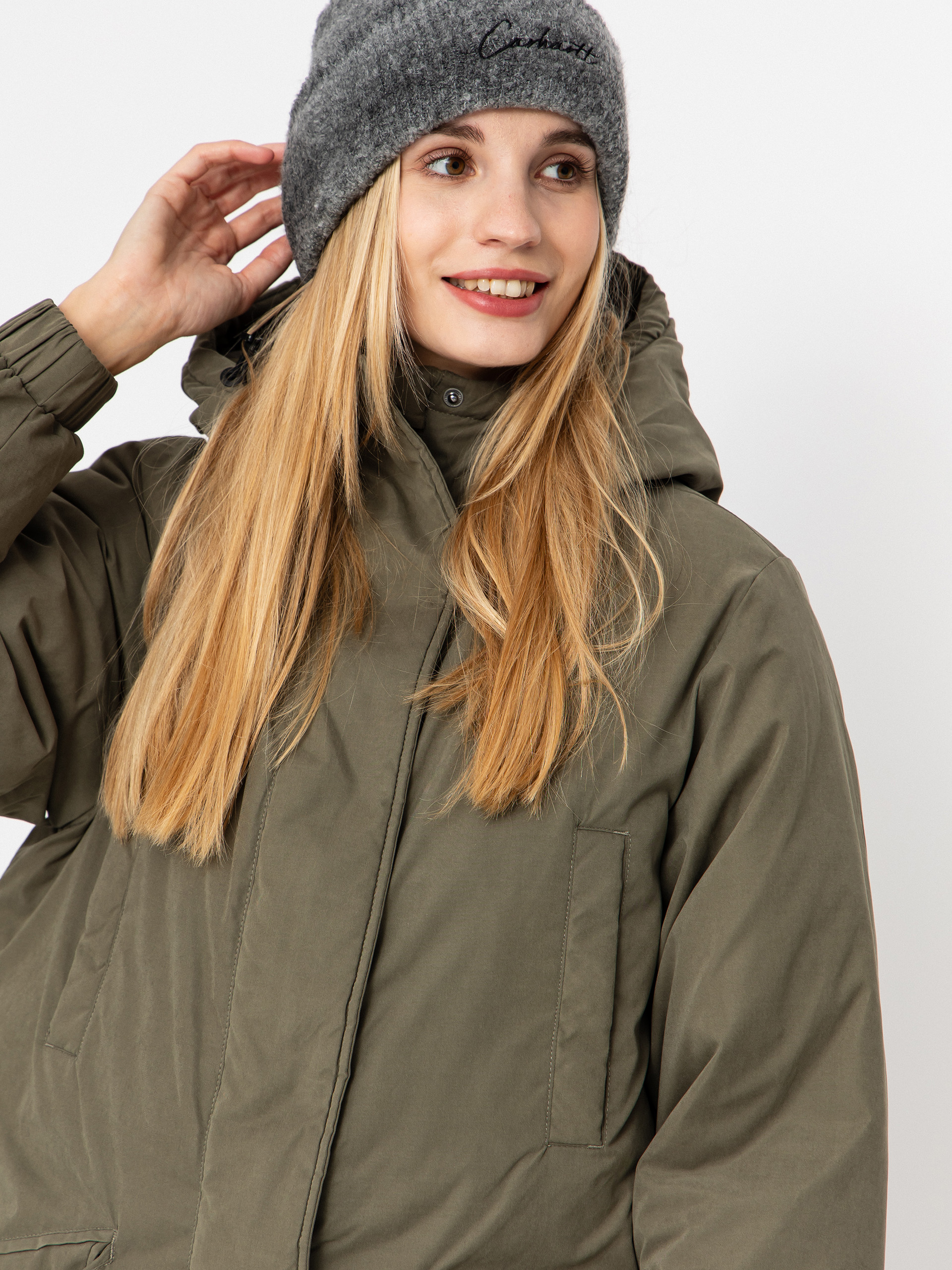 Volcom Sleepi Puff Up Parka Jacket Wmn (wintermoss)