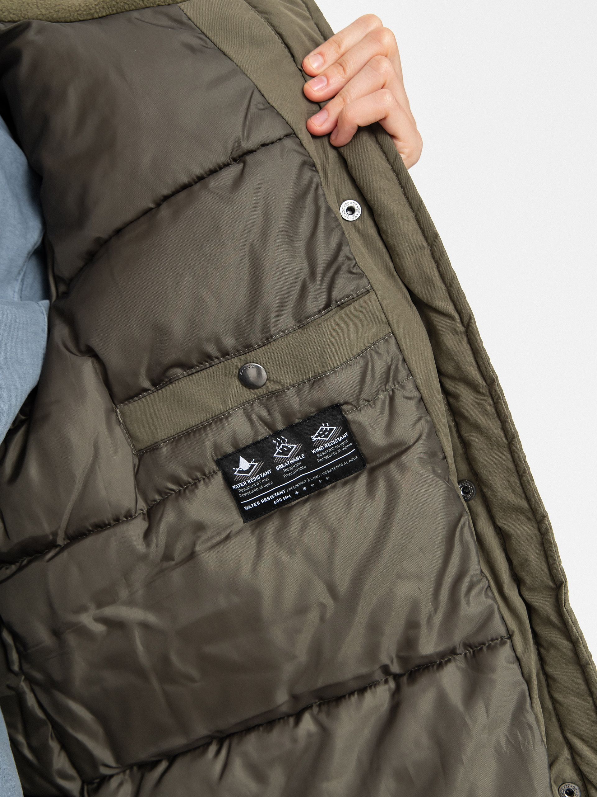 Volcom Sleepi Puff Up Parka Jacke Wmn (wintermoss)