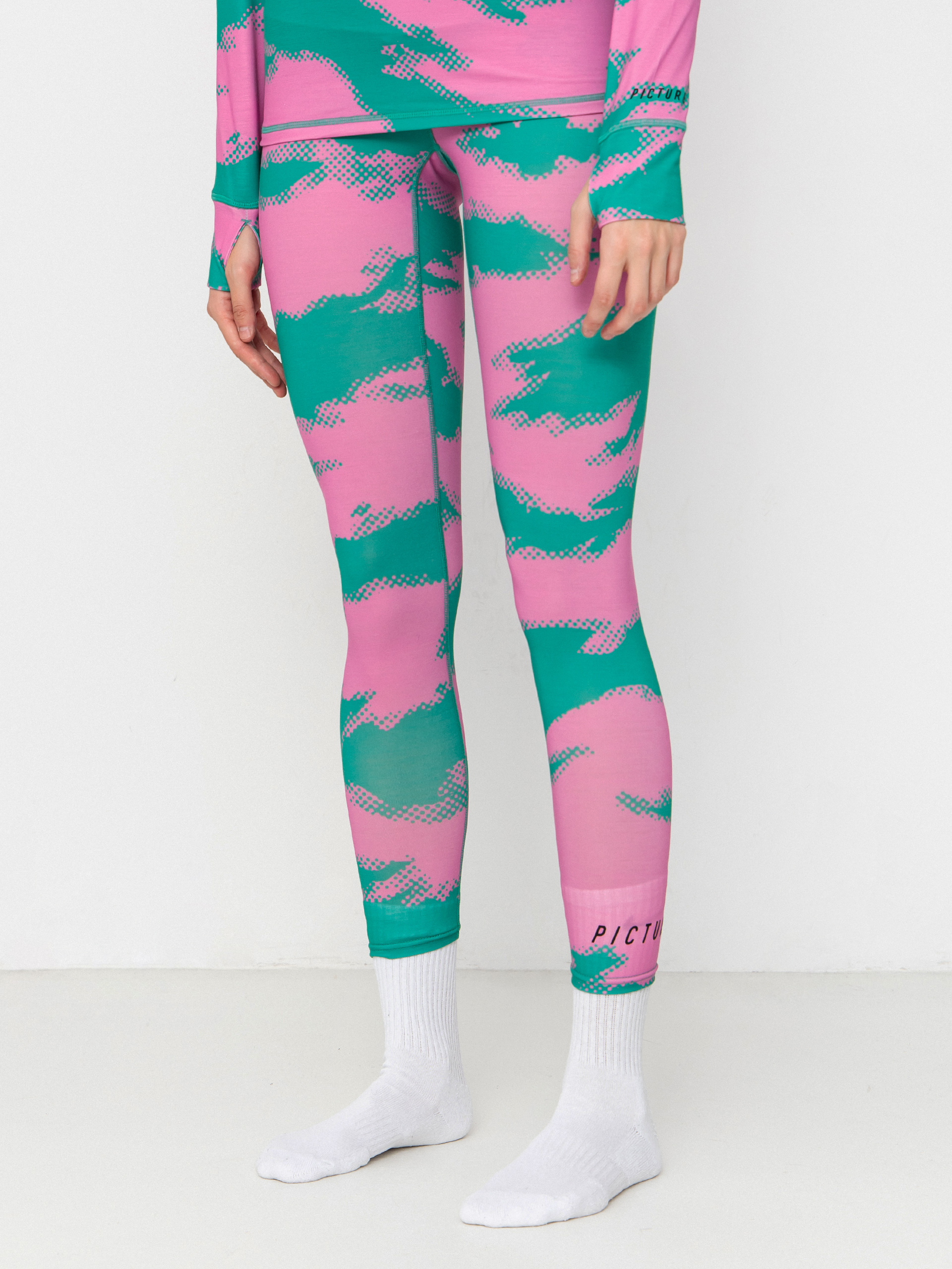 Womens Picture Milita Printed Active leggings (retro bliss print)