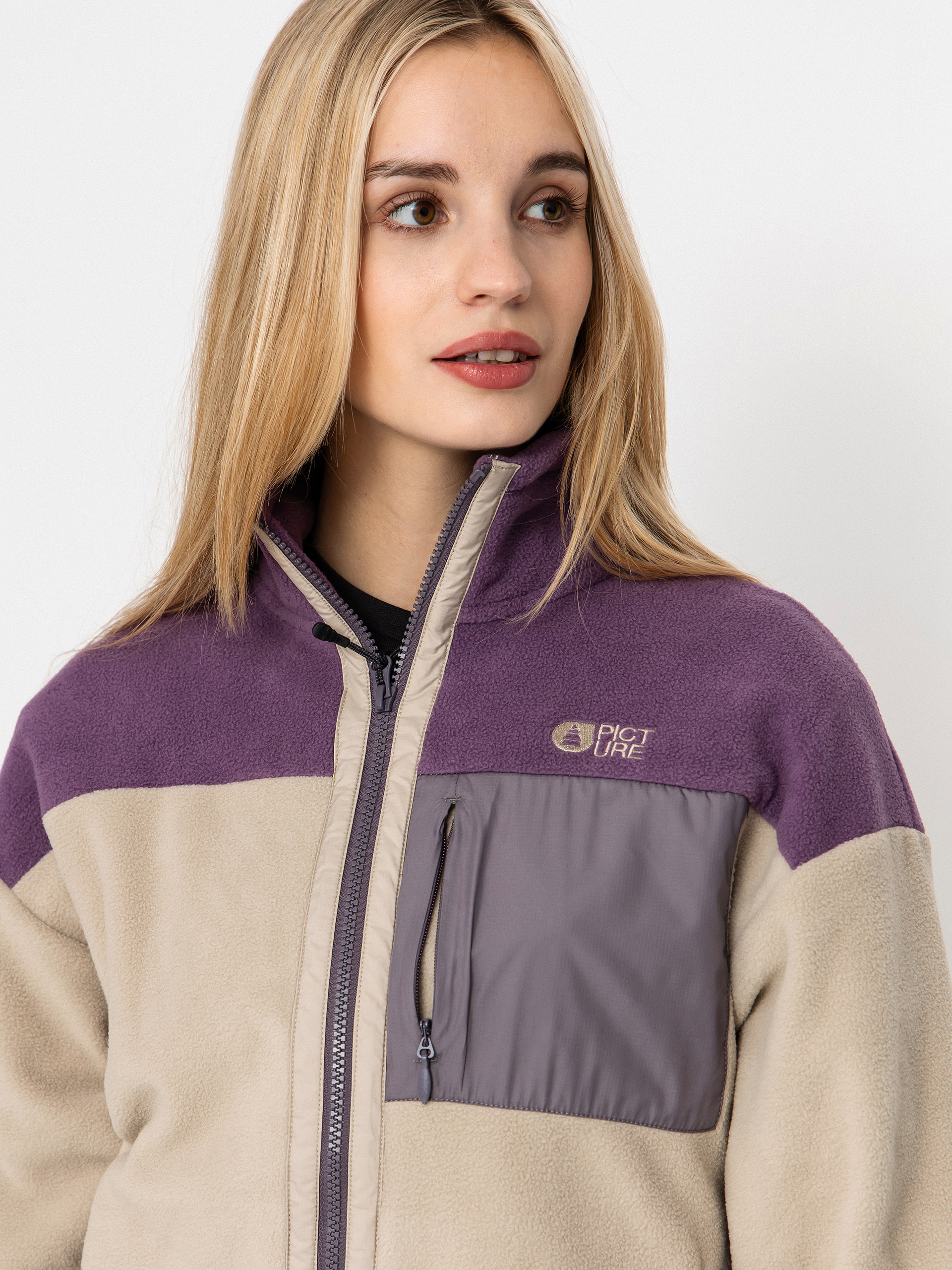 Damen Picture Arcca Fleece Jacke (pure cashmere)