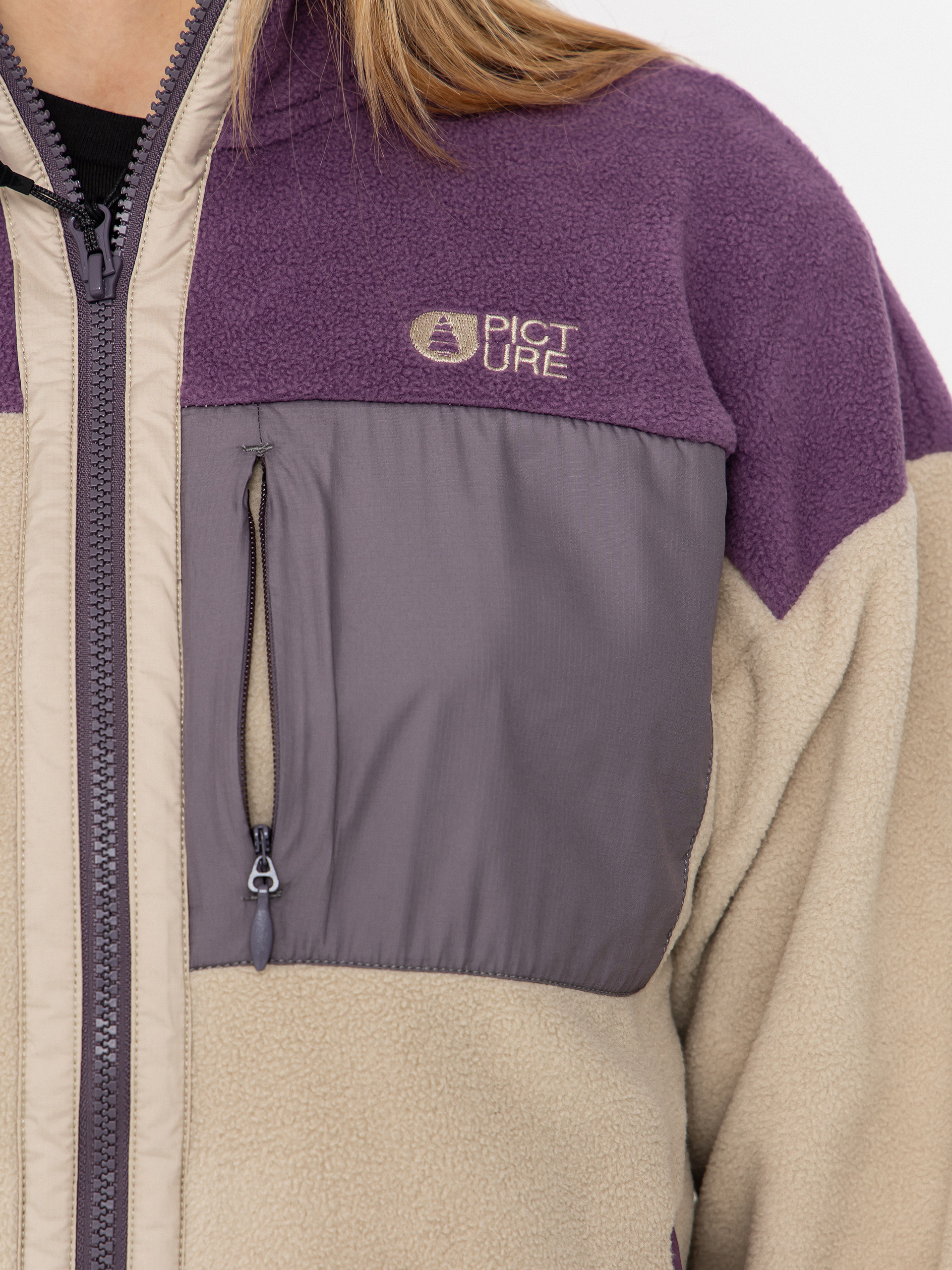 Damen Picture Arcca Fleece Jacke (pure cashmere)