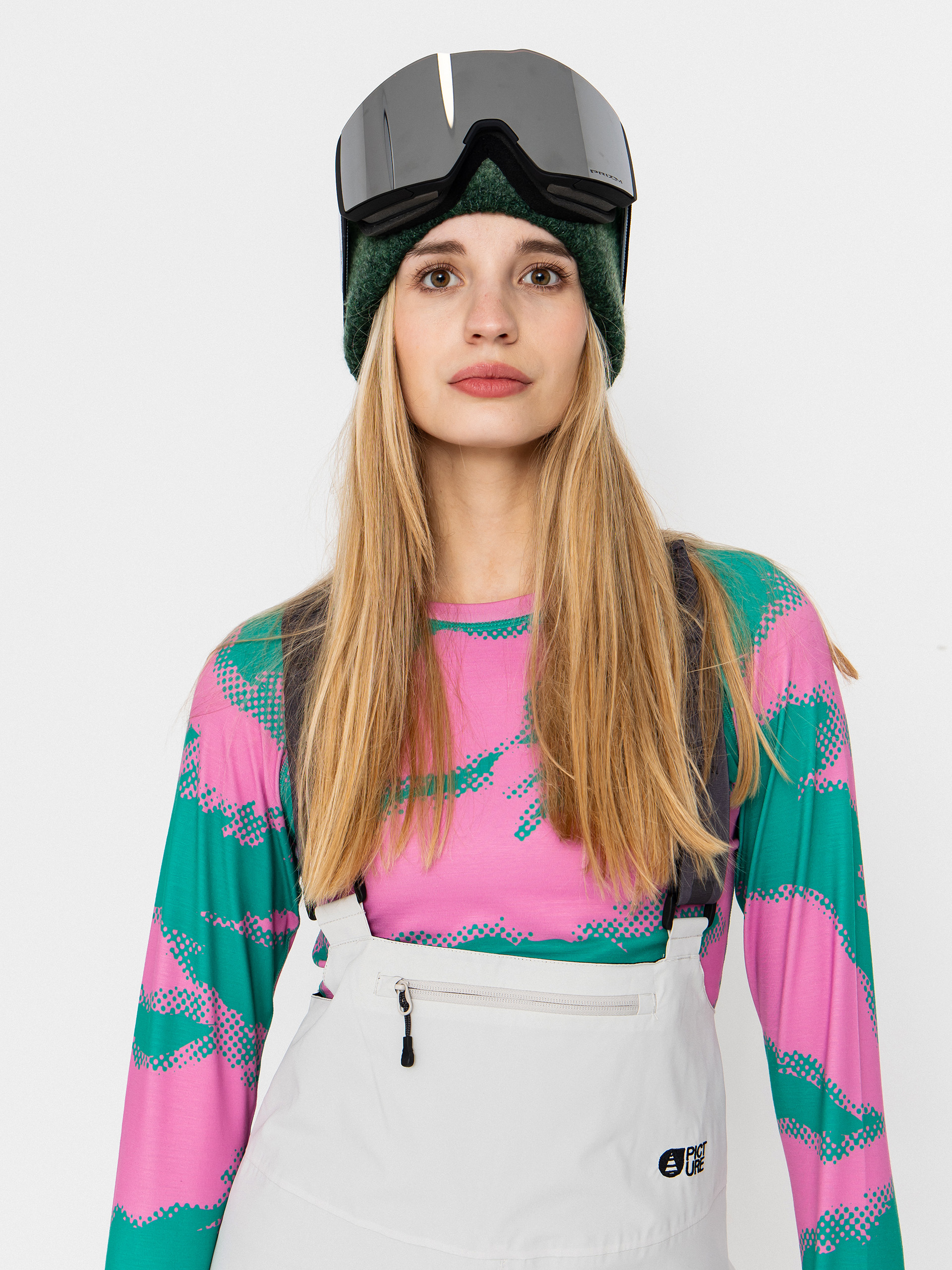 Womens Picture Elwy BIB Snowboard pants (vapor grey)