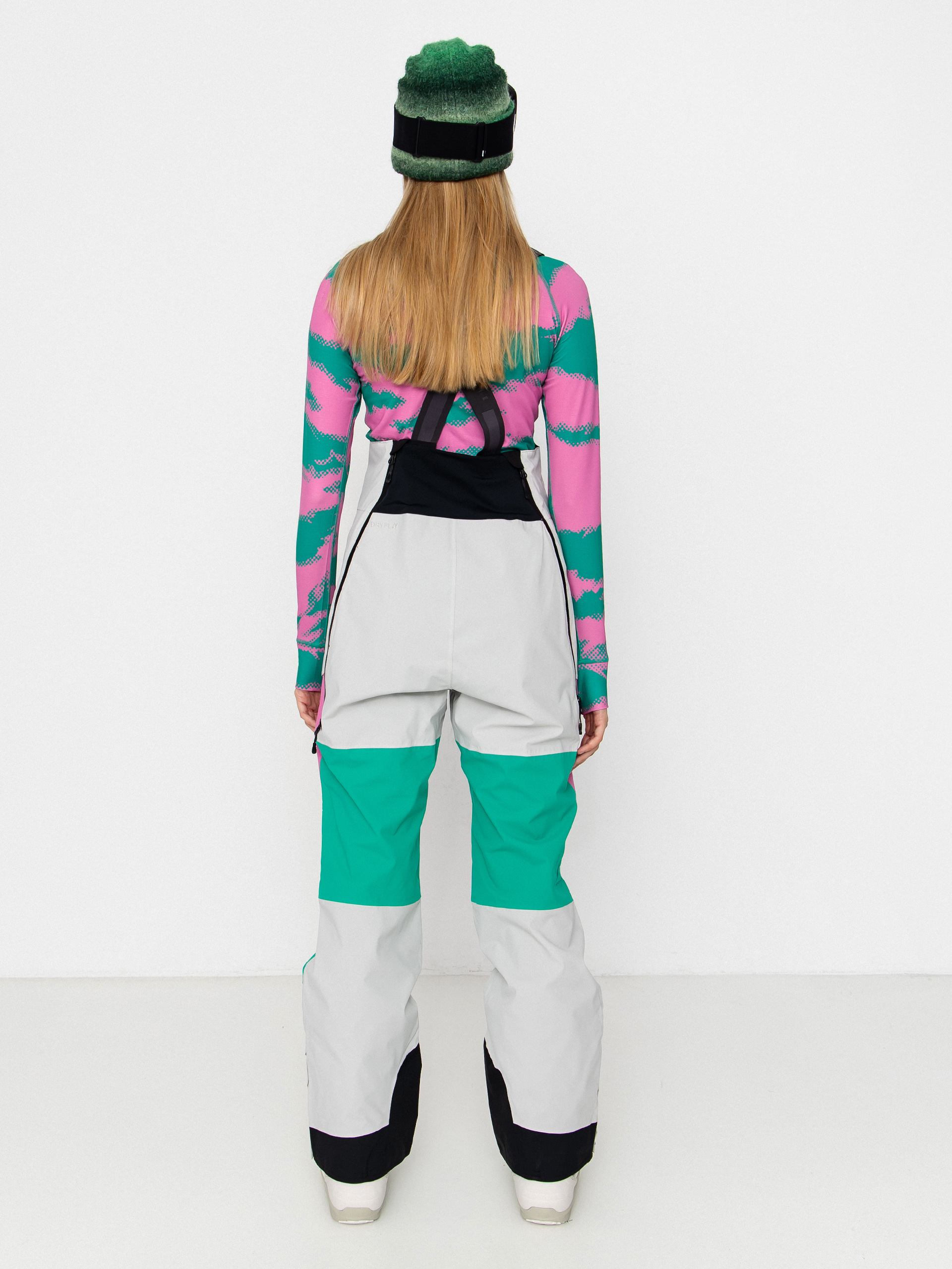 Womens Picture Elwy BIB Snowboard pants (vapor grey)