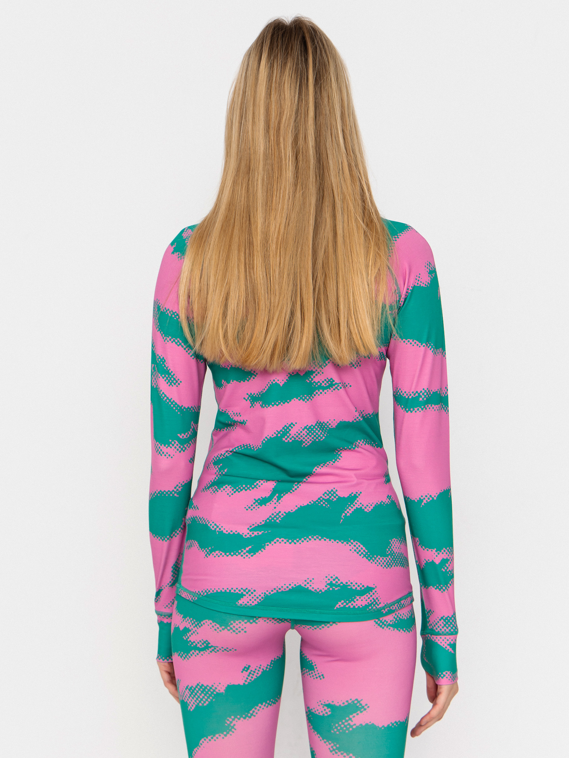 Damen Picture Milita Printed Aktives Longsleeve (retro bliss print)