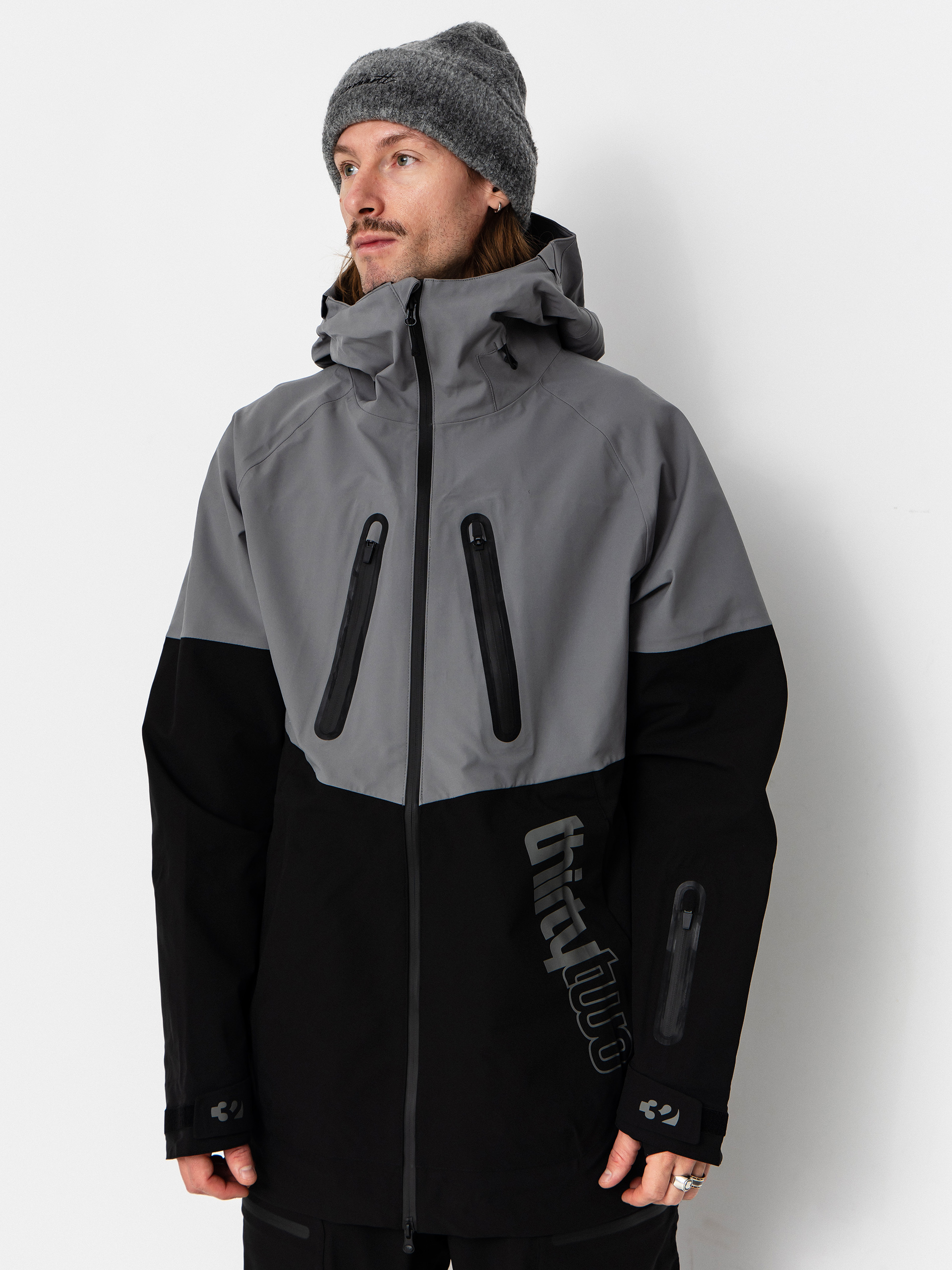Mens ThirtyTwo Snowboard jacket Tm 3 Recycled (black/grey)