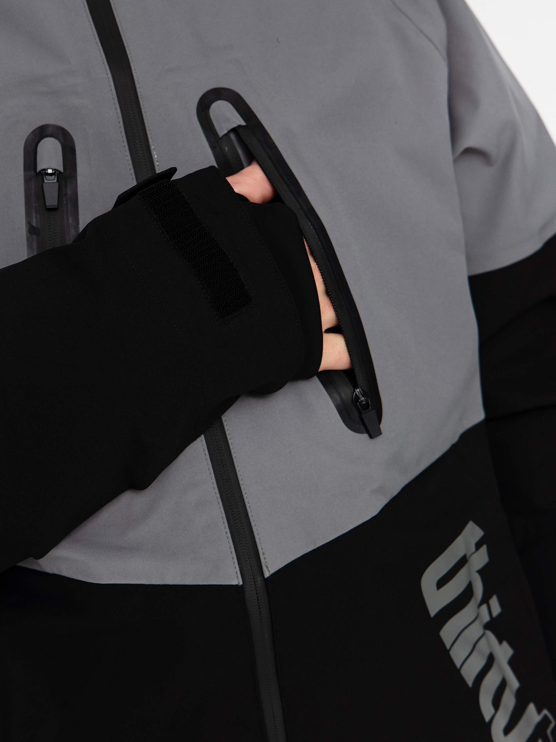 Mens ThirtyTwo Snowboard jacket Tm 3 Recycled (black/grey)