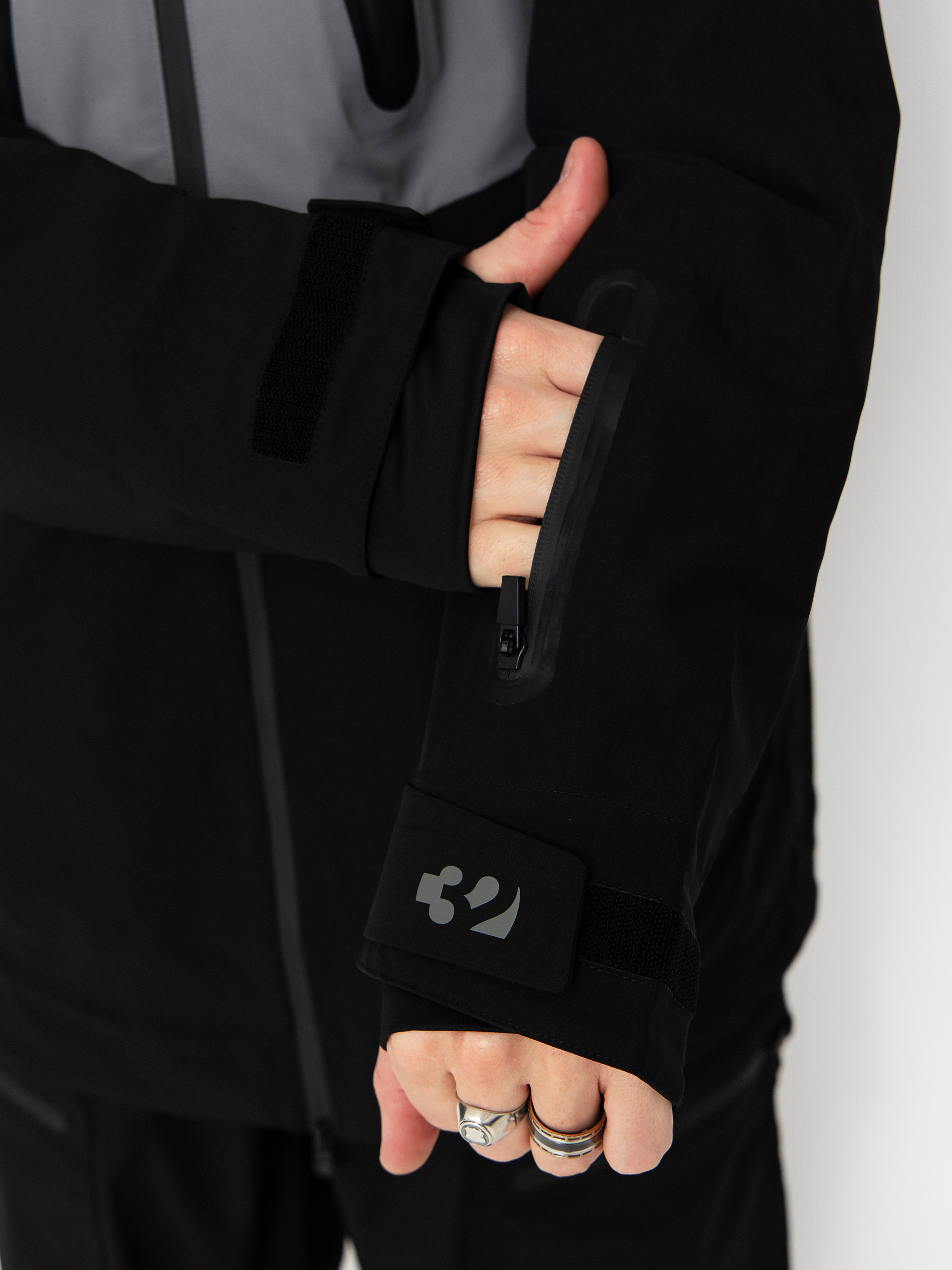 Mens ThirtyTwo Snowboard jacket Tm 3 Recycled (black/grey)