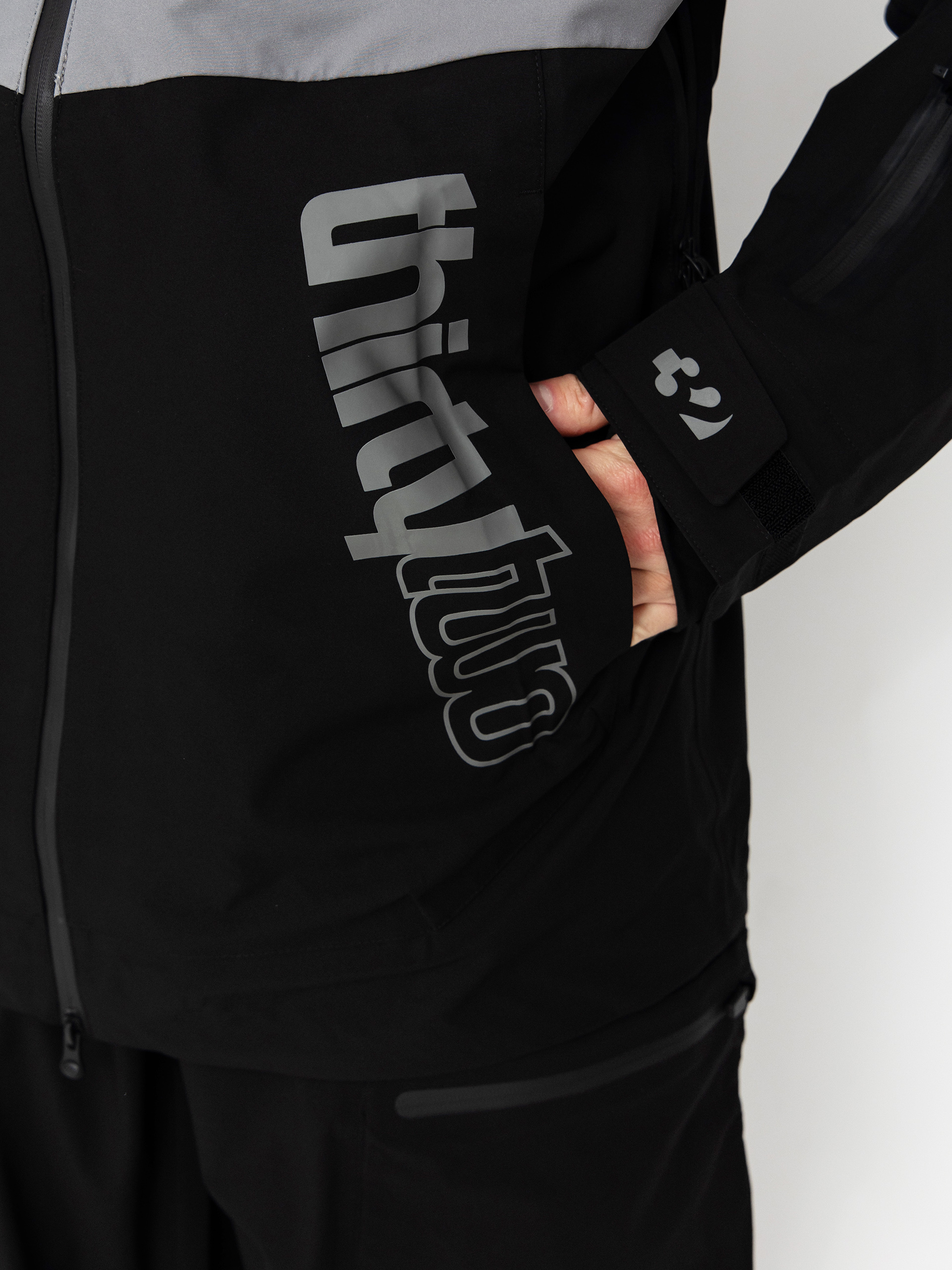 Mens ThirtyTwo Snowboard jacket Tm 3 Recycled (black/grey)