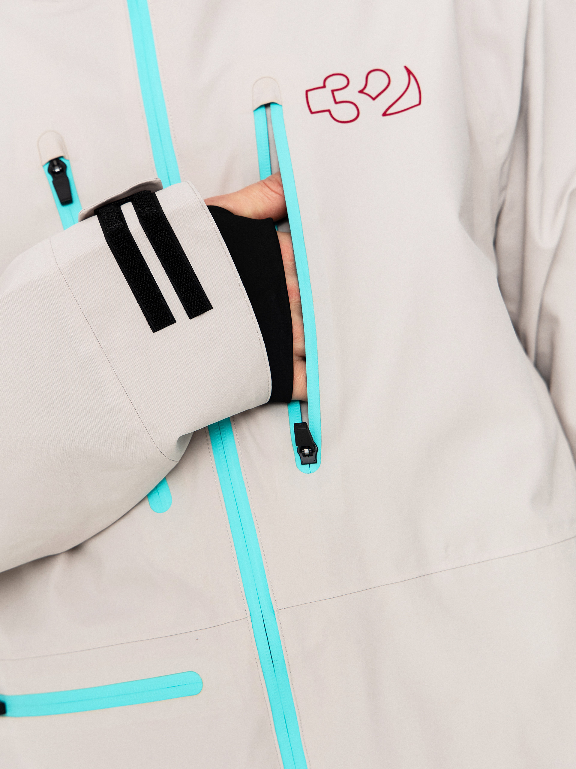 Herren ThirtyTwo Snowboard Jacke Tm Recycled (cement)