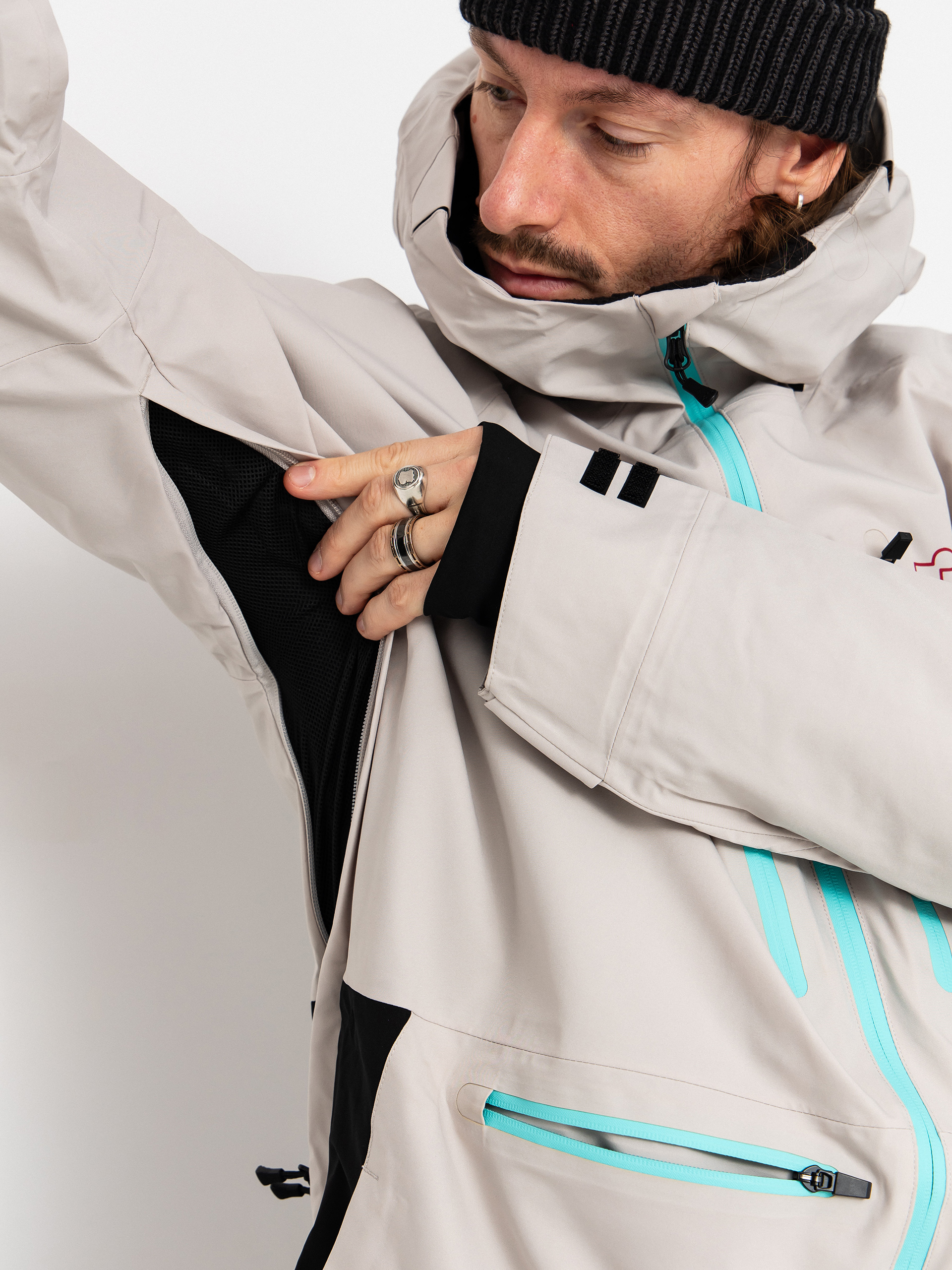 Mens ThirtyTwo Snowboard jacket Tm Recycled (cement)