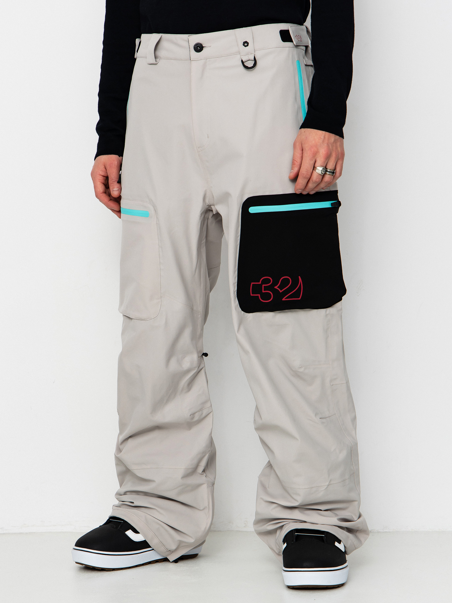 Mens ThirtyTwo Snowboard pants Tm Recycled (cement)