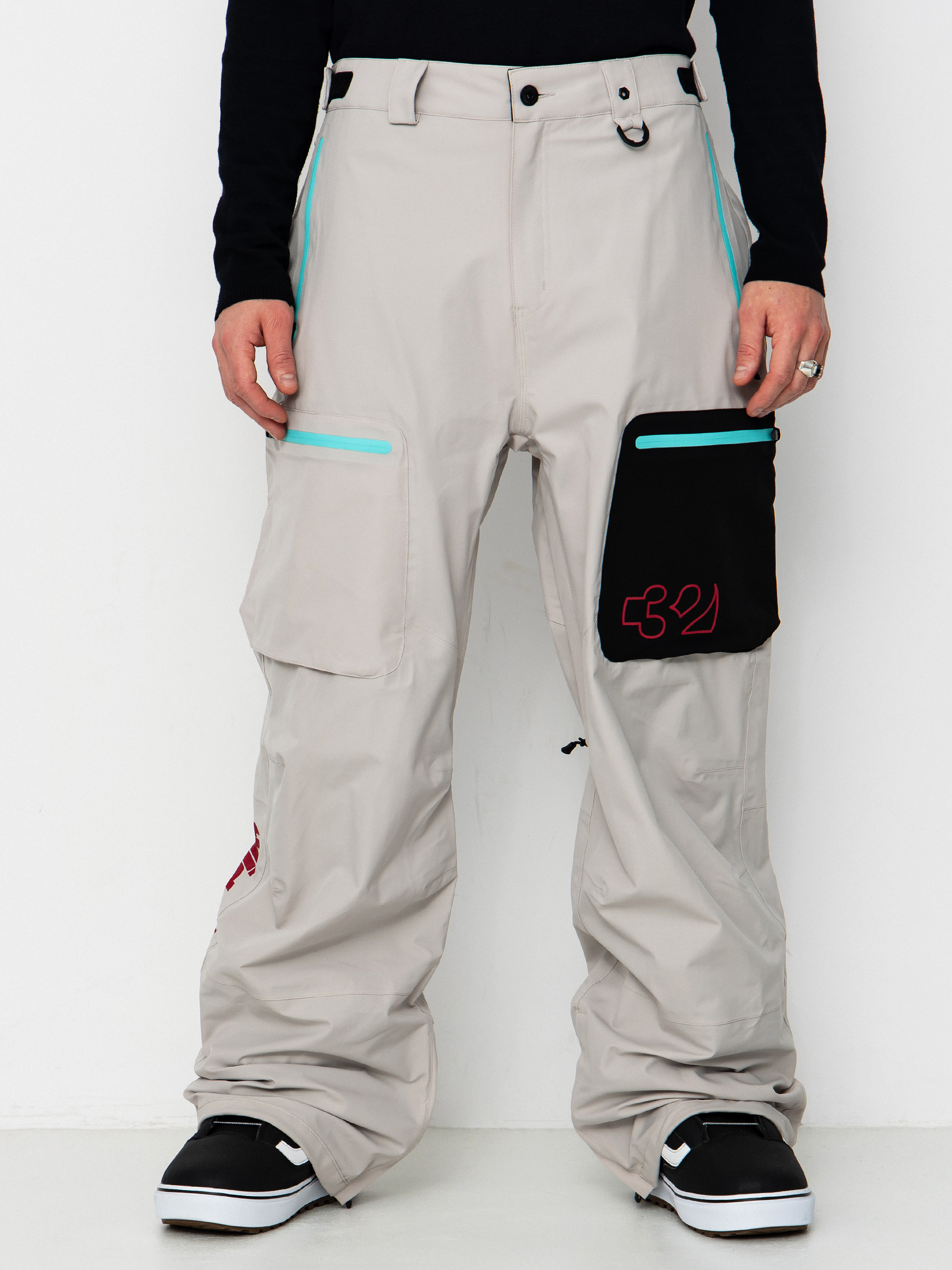 Mens ThirtyTwo Snowboard pants Tm Recycled (cement)