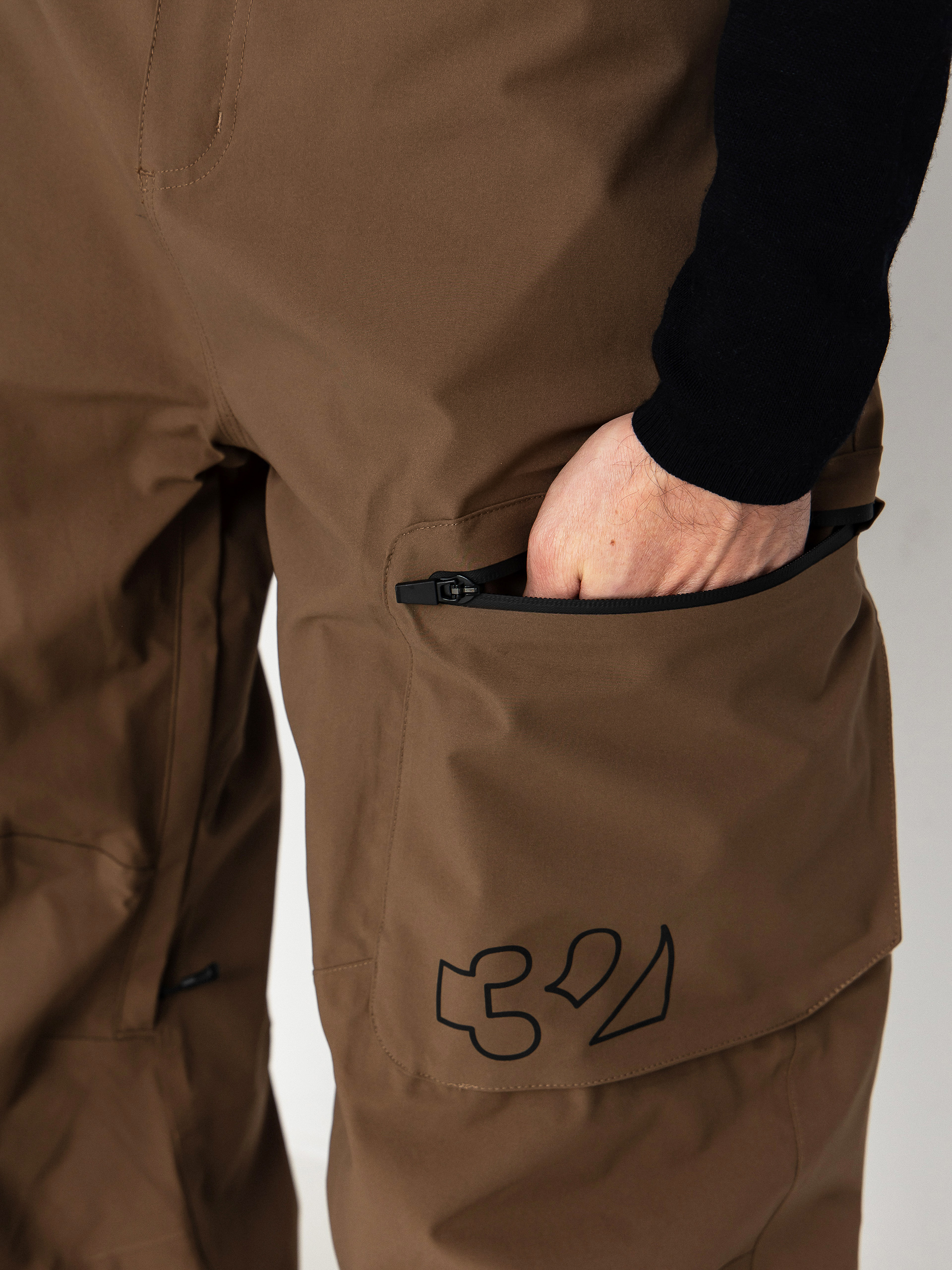 Mens ThirtyTwo Snowboard pants Tm Recycled (tobacco)