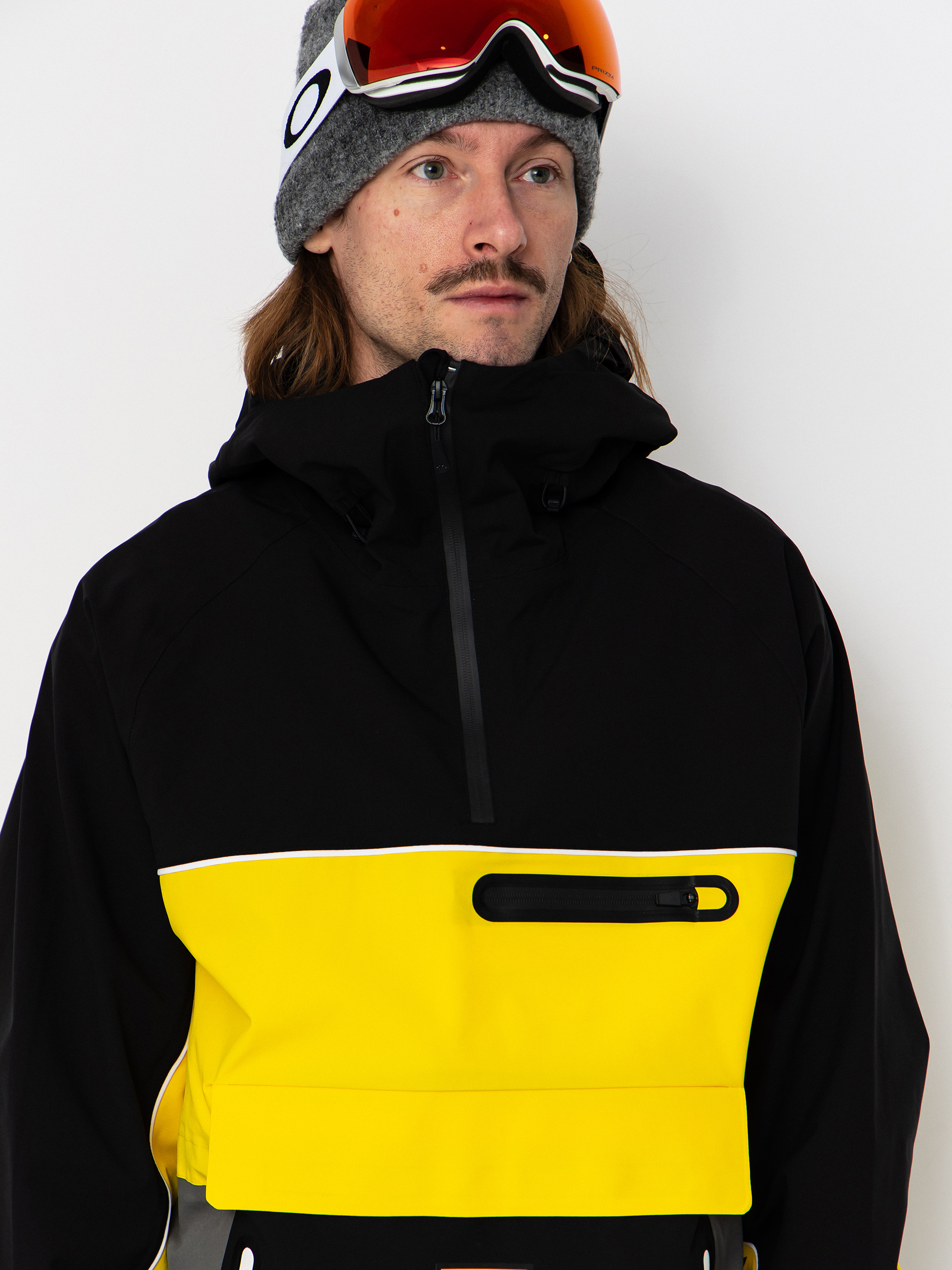 Mens ThirtyTwo Snowboard jacket Light Anorak (black/yellow)