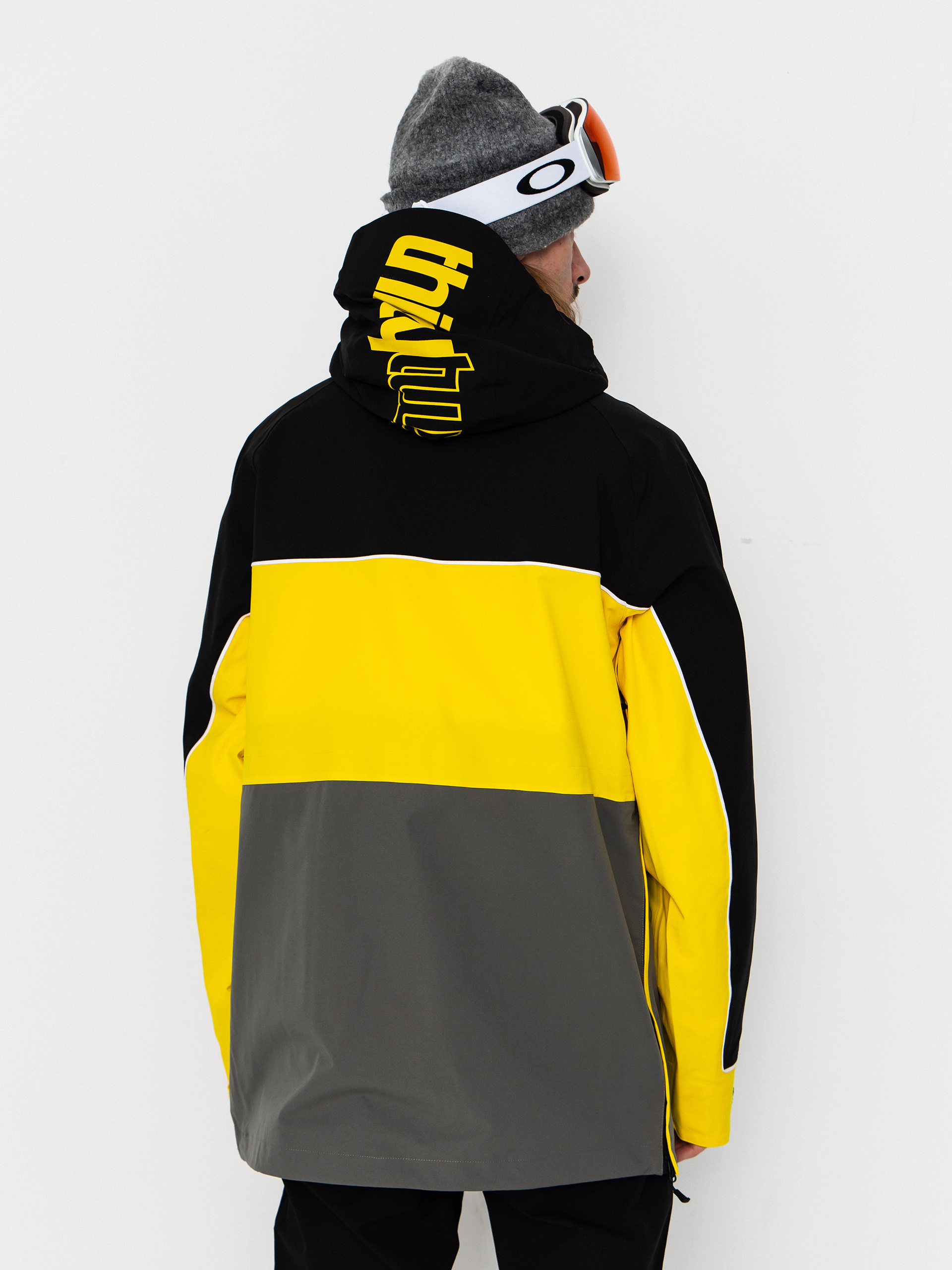 Mens ThirtyTwo Snowboard jacket Light Anorak (black/yellow)