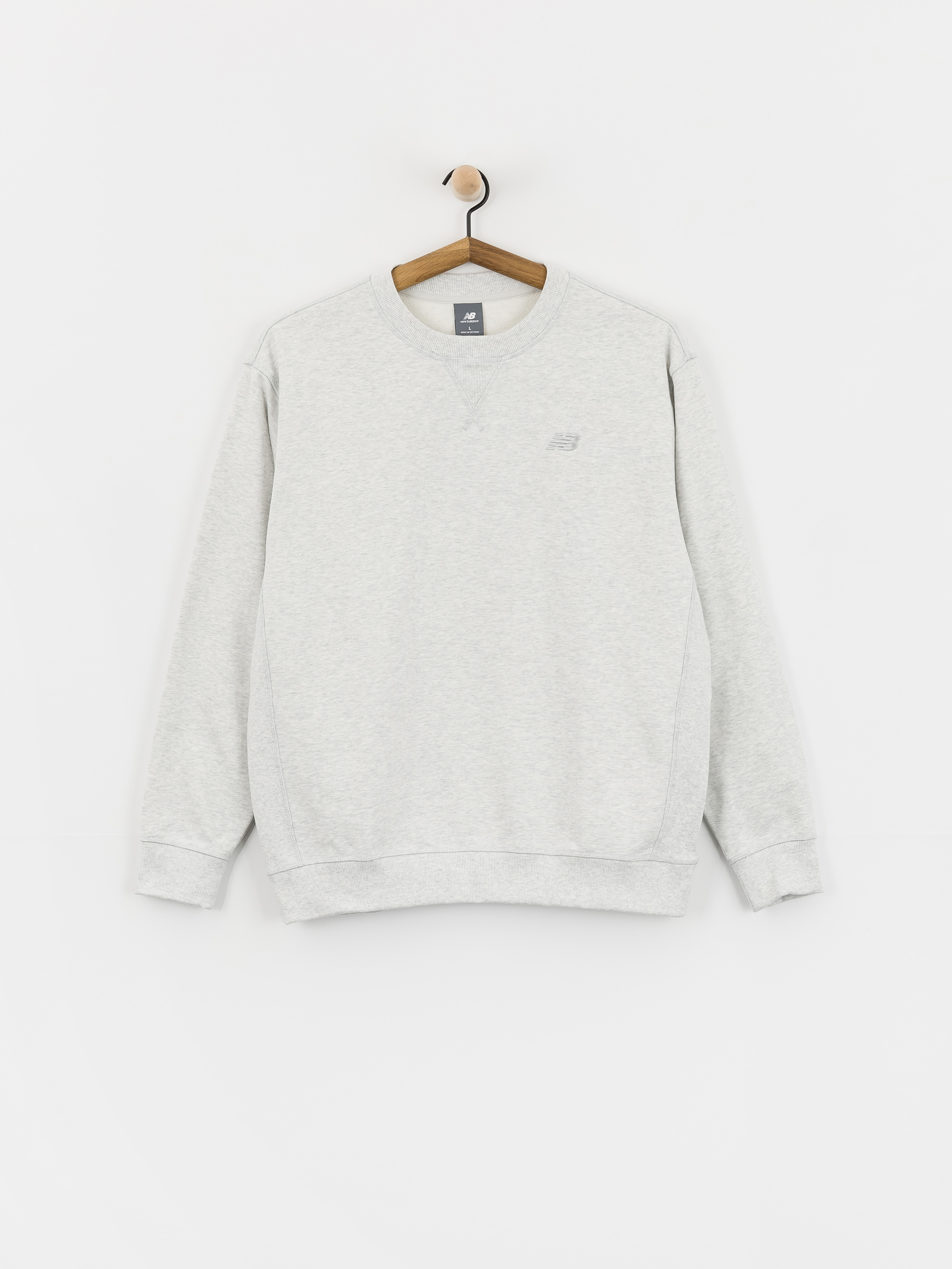 New Balance Athletics French Terry Crew Sweatshirt (ash heather)
