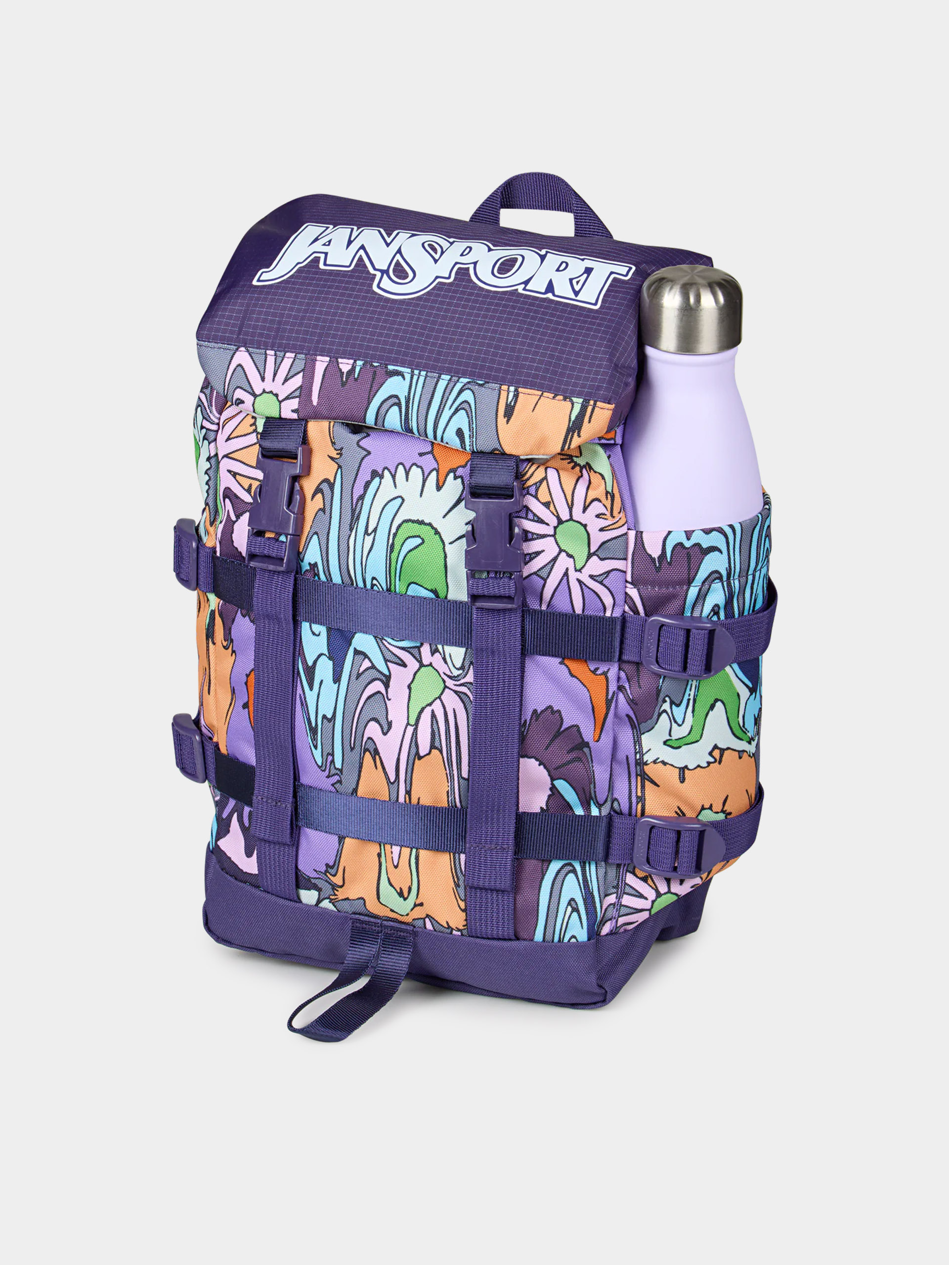 JanSport Rucksack Mini Skip Pack (melted blooms yellow)