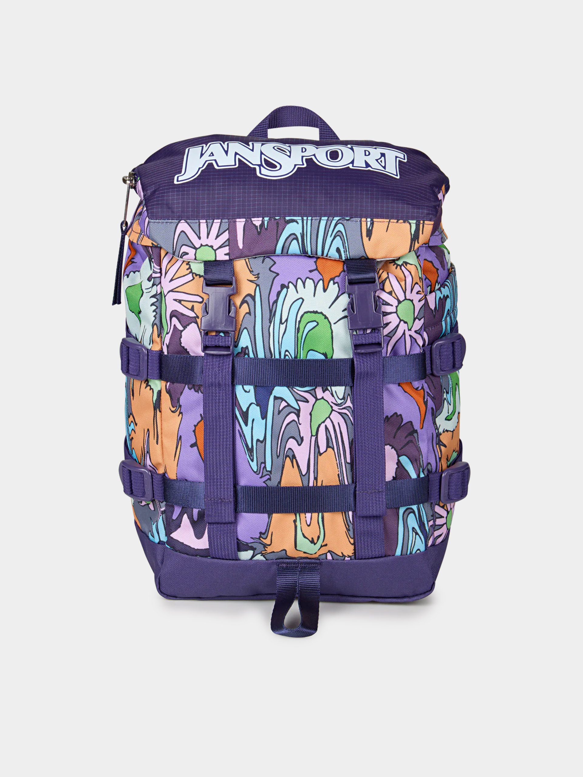 jansport backpack purple and yellow Big Student whether its for a study day Jansport Backpack Livin Lavish Print