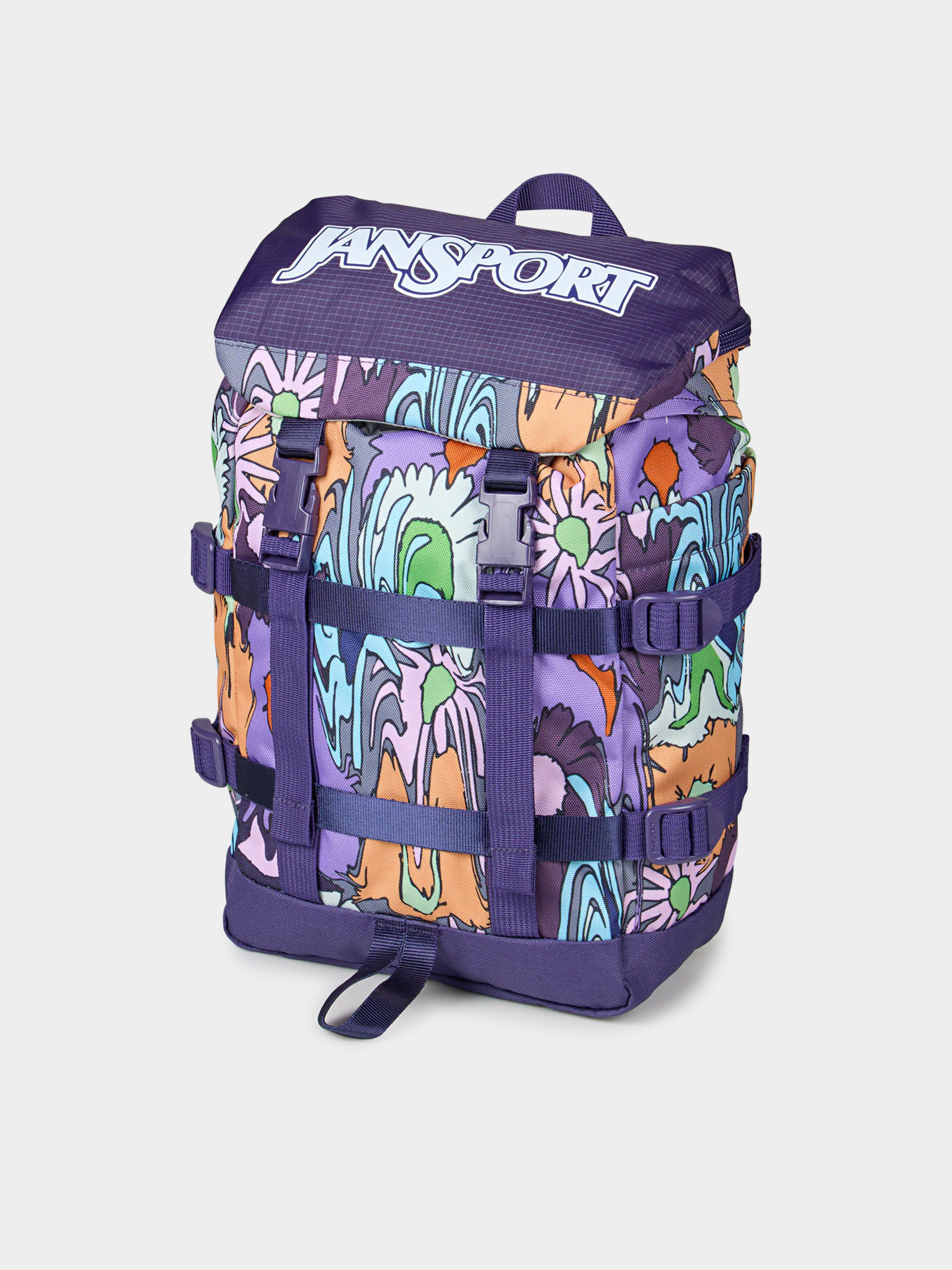 JanSport Rucksack Mini Skip Pack (melted blooms yellow)