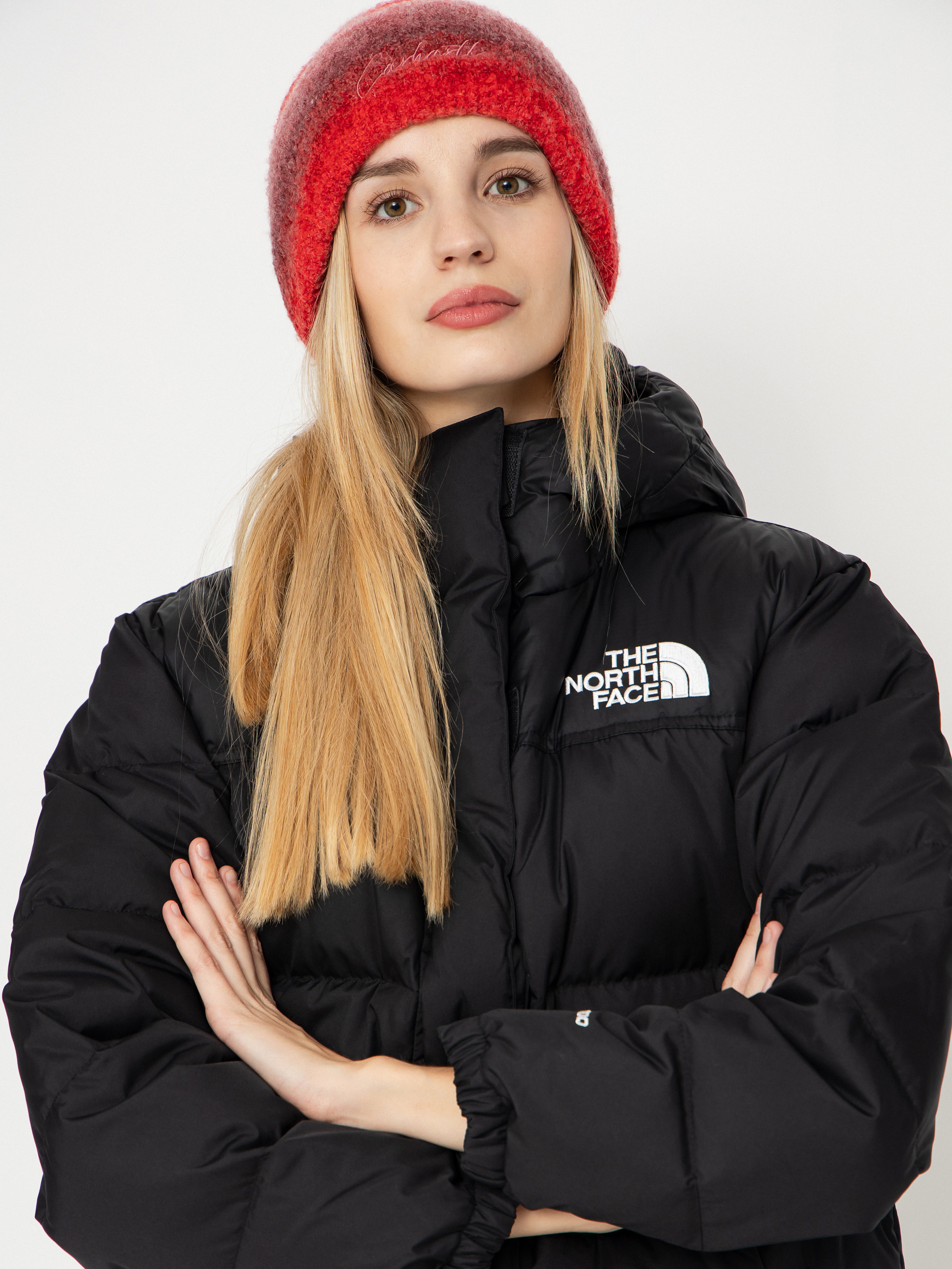 The North Face Jacke Nuptse Parka Wmn (tnf black/npf/r)