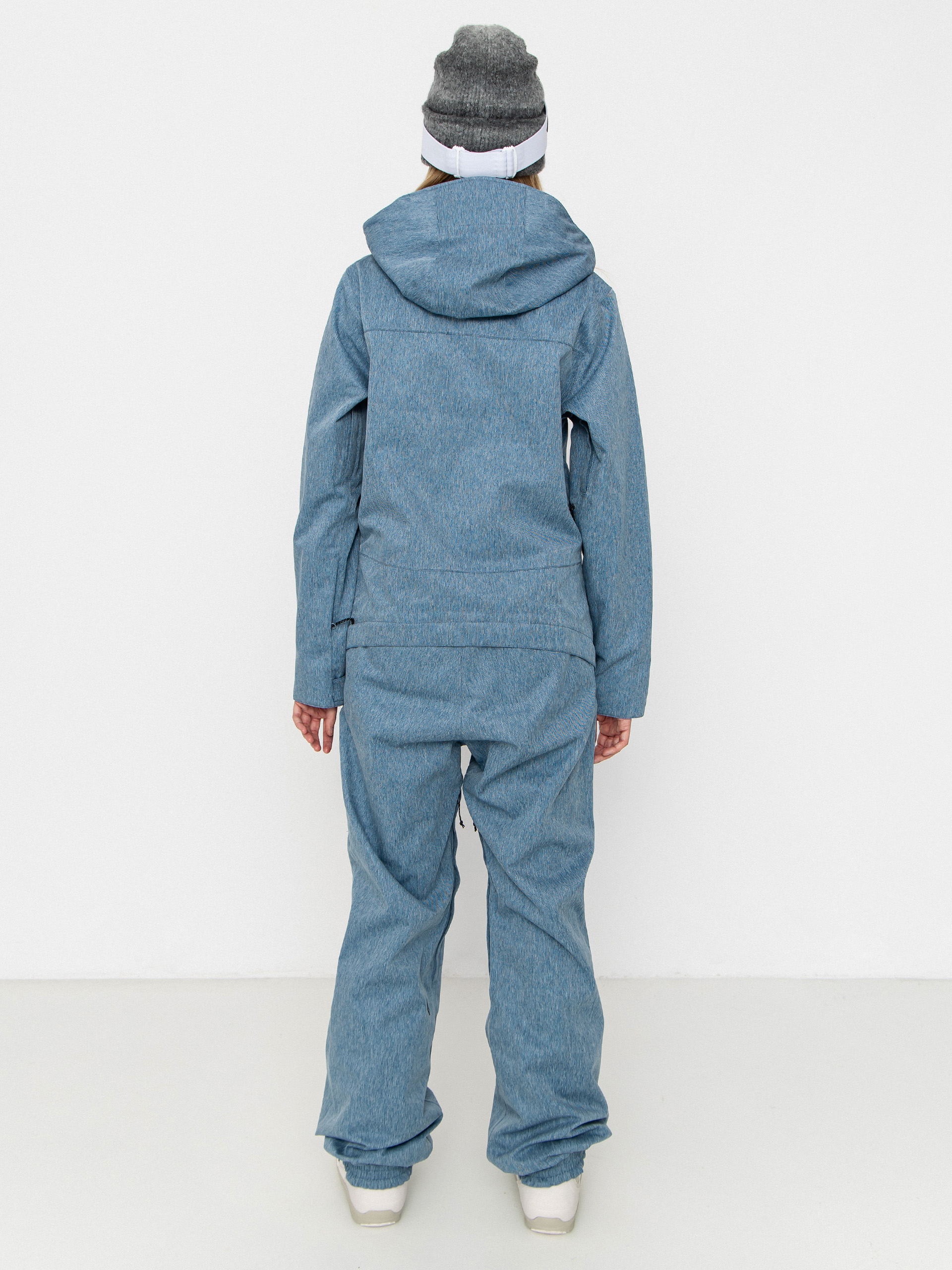 Womens Volcom Overall Shiloh Snow Suit (denim)