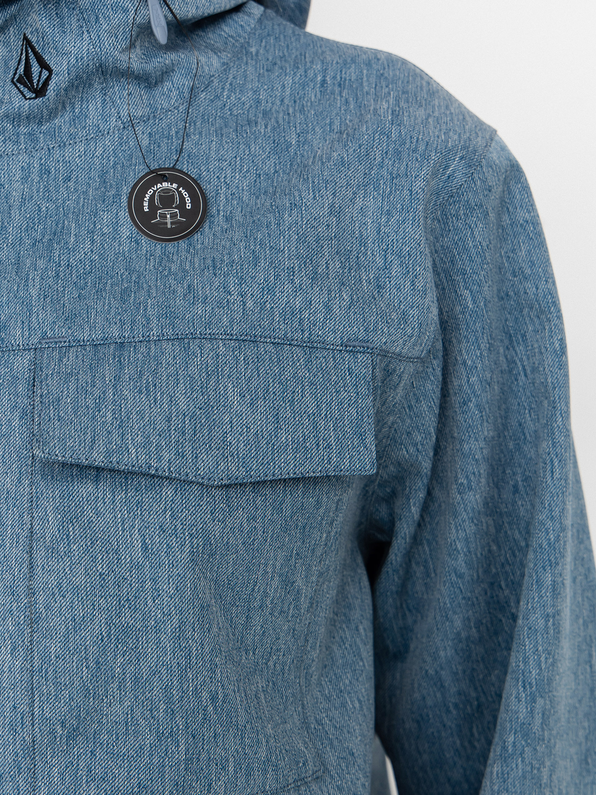 Womens Volcom Overall Shiloh Snow Suit (denim)